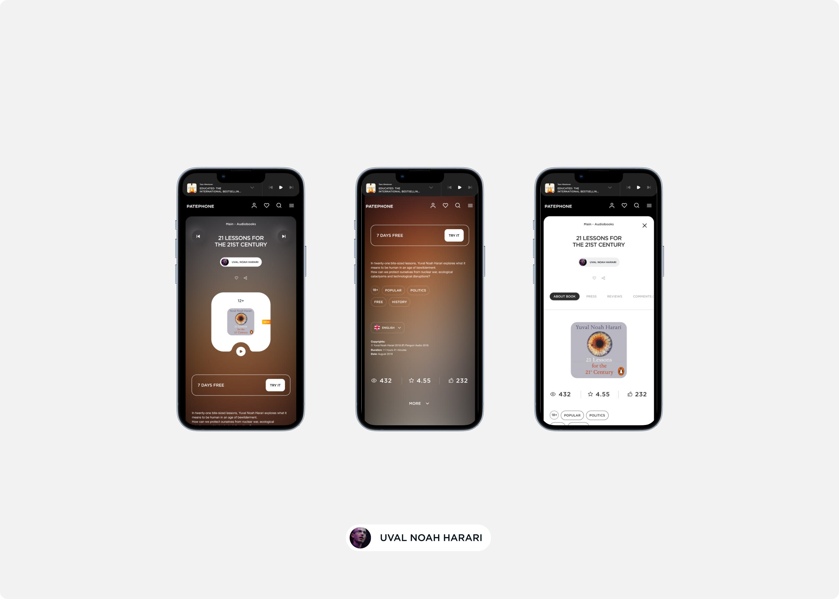 PATEPHONE — Изображение №16 — Интерфейсы на Dprofile