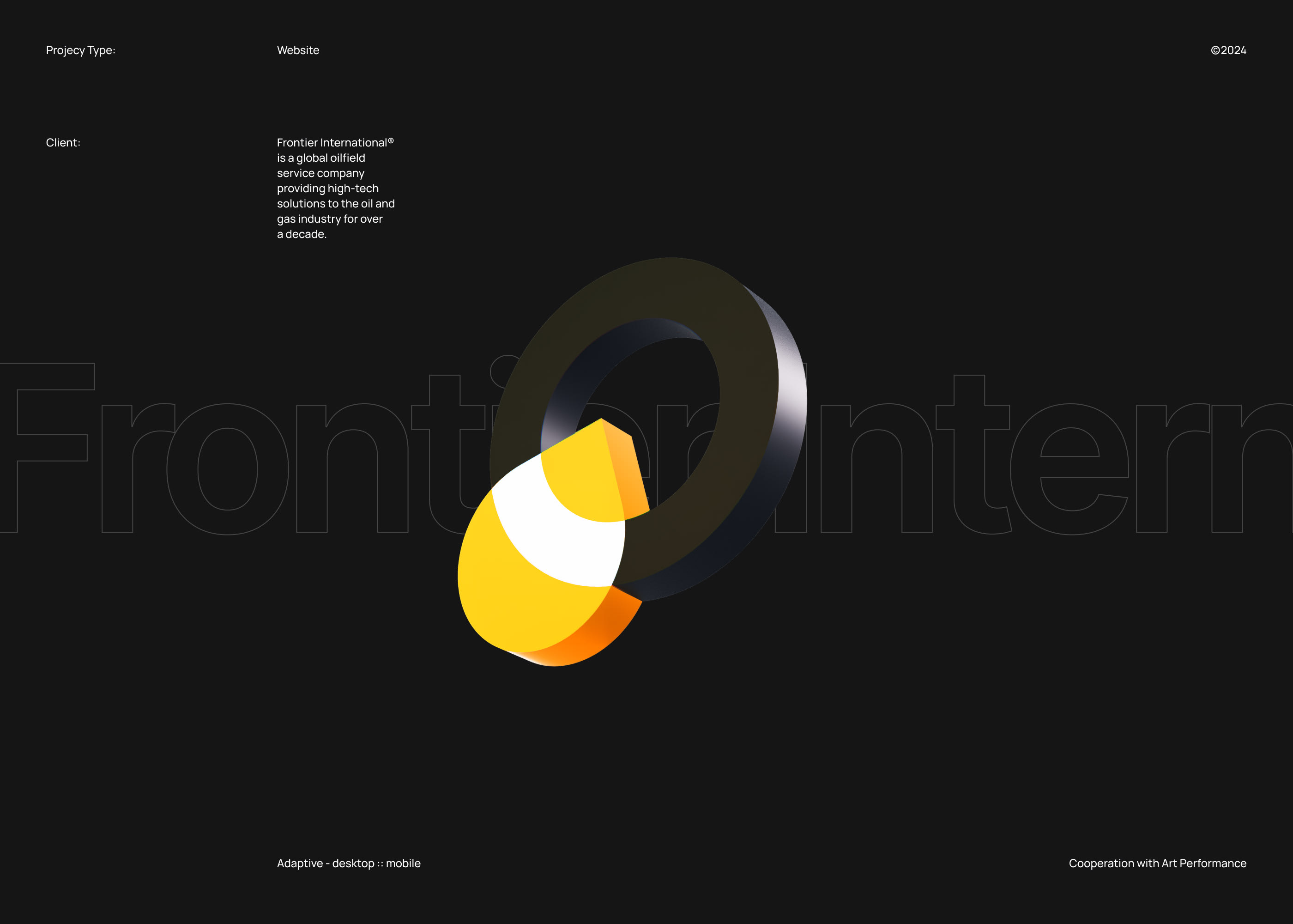 FRONTIER International® — Изображение №1 — Интерфейсы, 3D на Dprofile