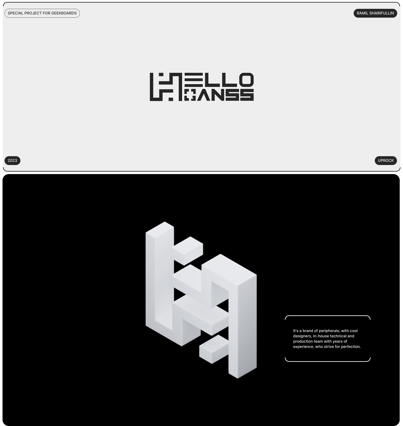 HELLO GANSS | LANDING PAGE — Изображение №1 — Интерфейсы, Брендинг на Dprofile