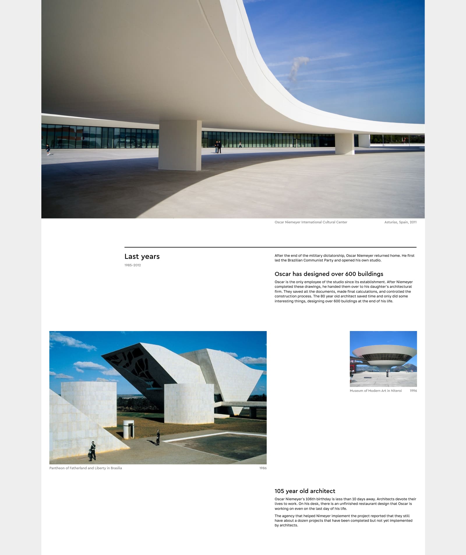 Longread Oscar Niemeyer — Изображение №11 — Интерфейсы на Dprofile