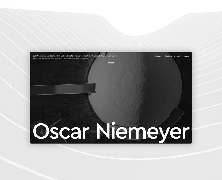 Longread Oscar Niemeyer — Интерфейсы на Dprofile