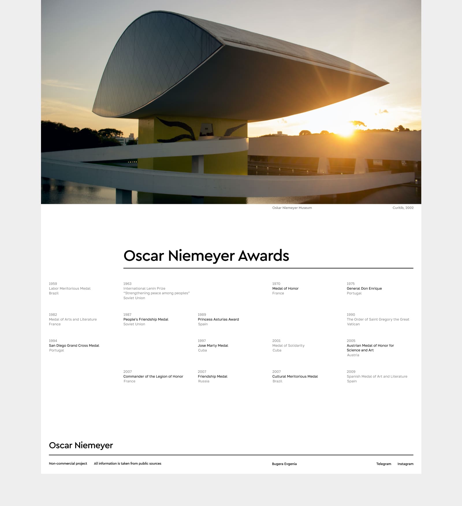 Longread Oscar Niemeyer — Изображение №13 — Интерфейсы на Dprofile