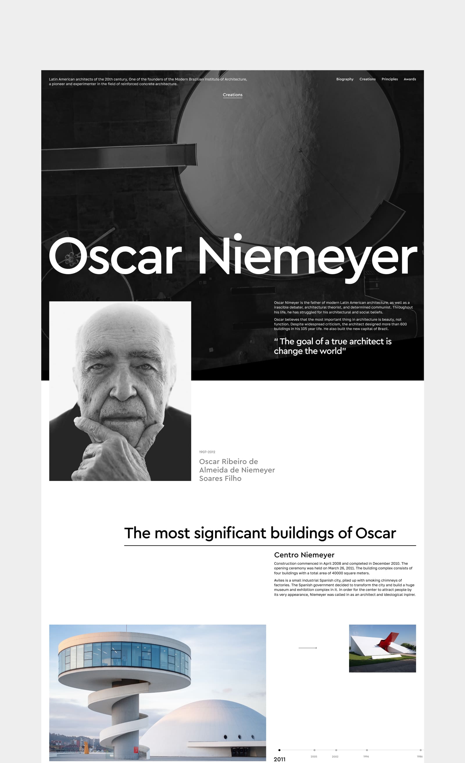 Longread Oscar Niemeyer — Изображение №8 — Интерфейсы на Dprofile