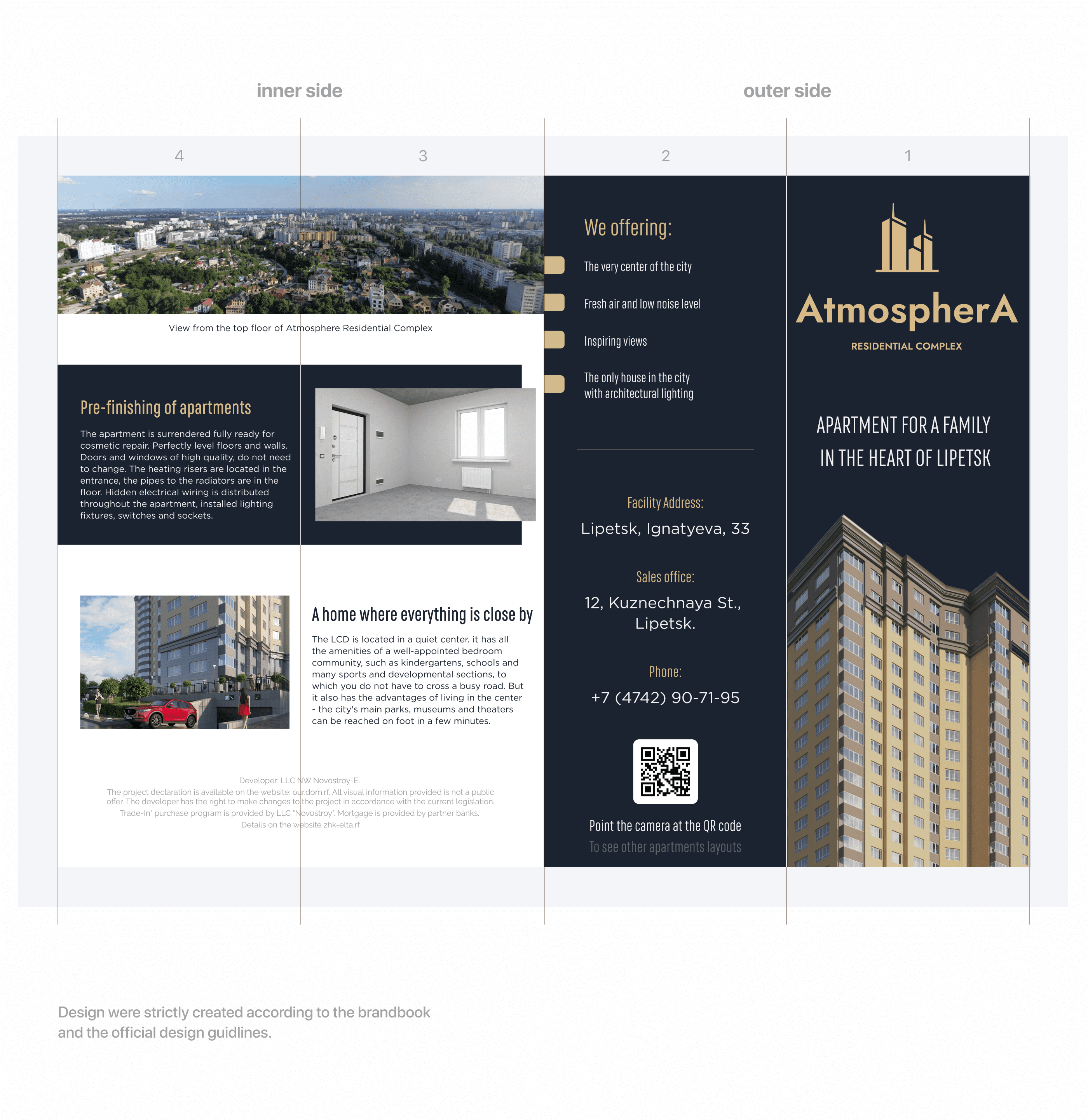 "Эльта". Дизайн брошюр для жилых комплексов премиум-класса. — Изображение №3 — Брендинг, Графика на Dprofile