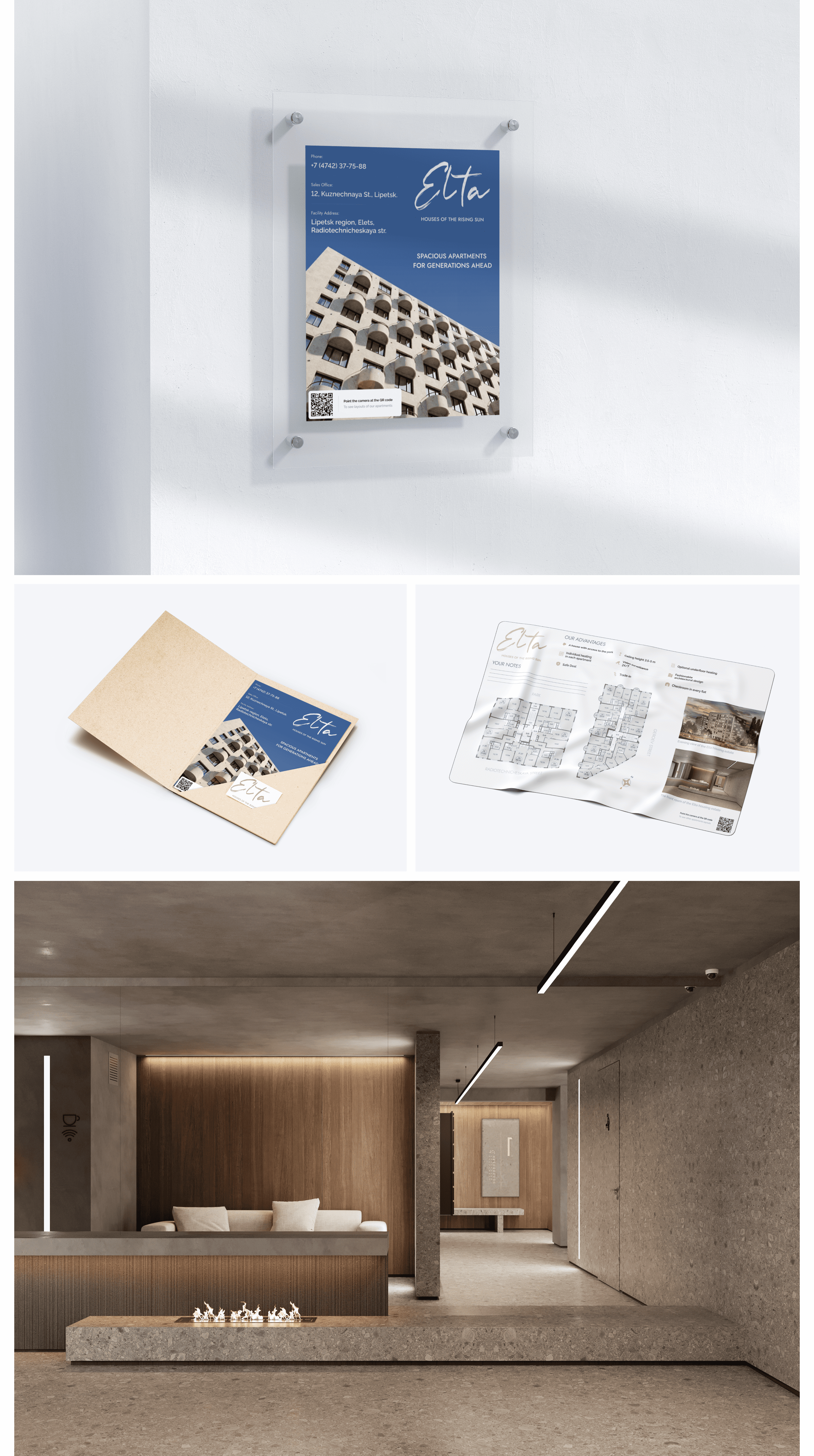 "Эльта". Дизайн брошюр для жилых комплексов премиум-класса. — Изображение №2 — Брендинг, Графика на Dprofile