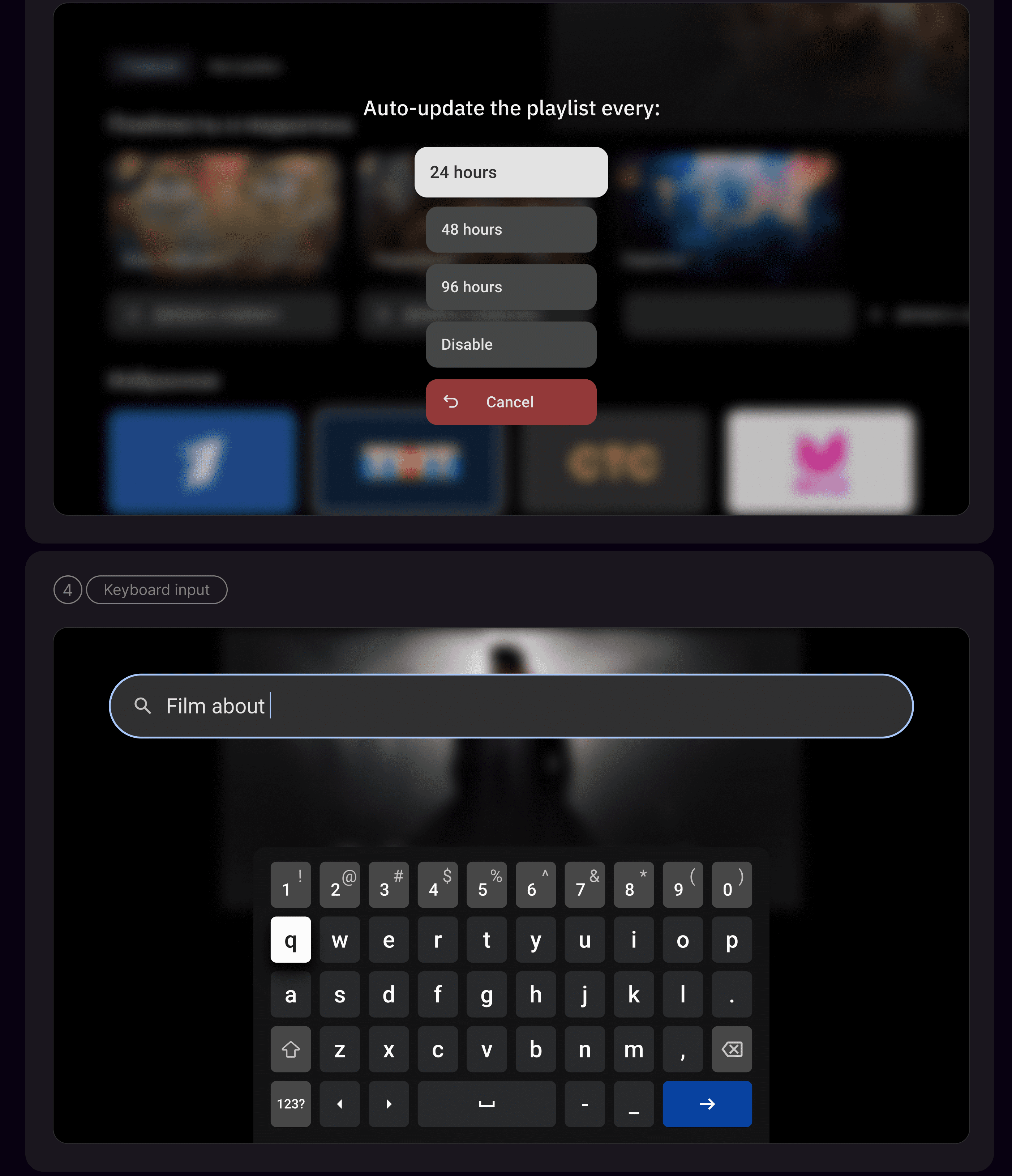 Смарт ТВ приложение - Sharavoz TV — Изображение №11 — Интерфейсы на Dprofile