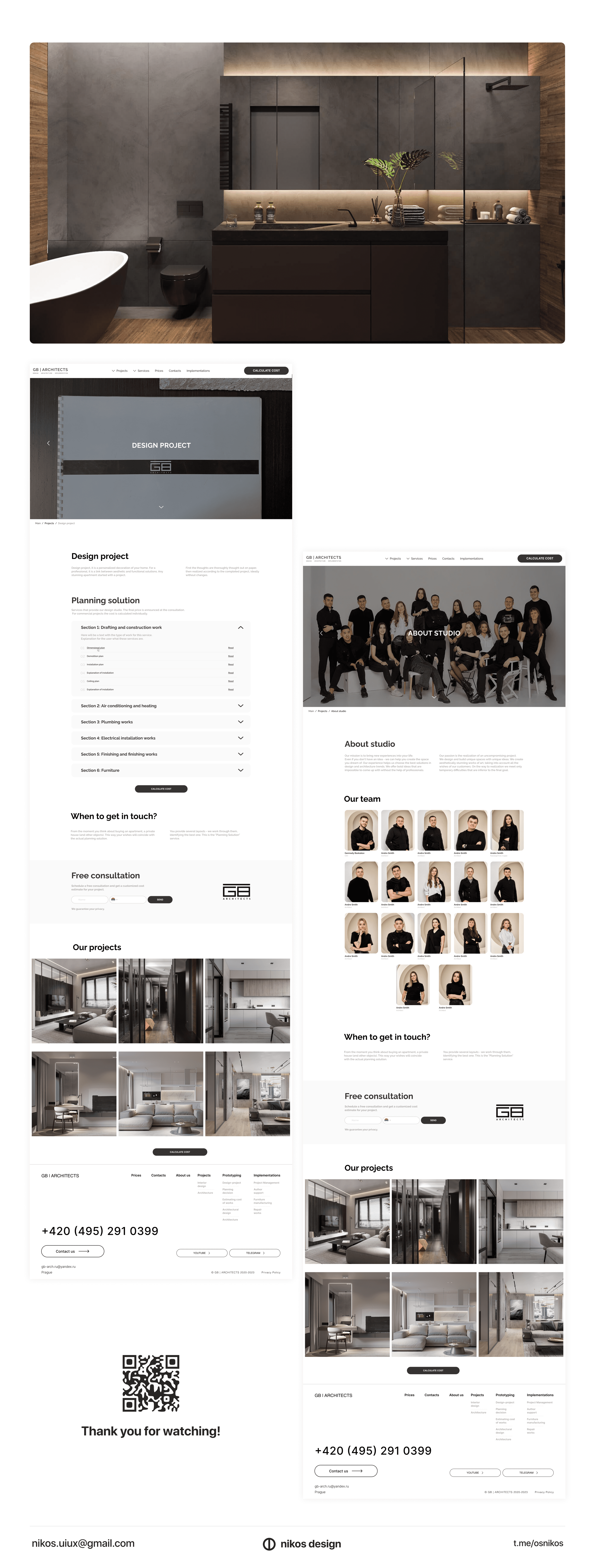 Архитектурное бюро GB Architects — Изображение №4 — Интерфейсы на Dprofile