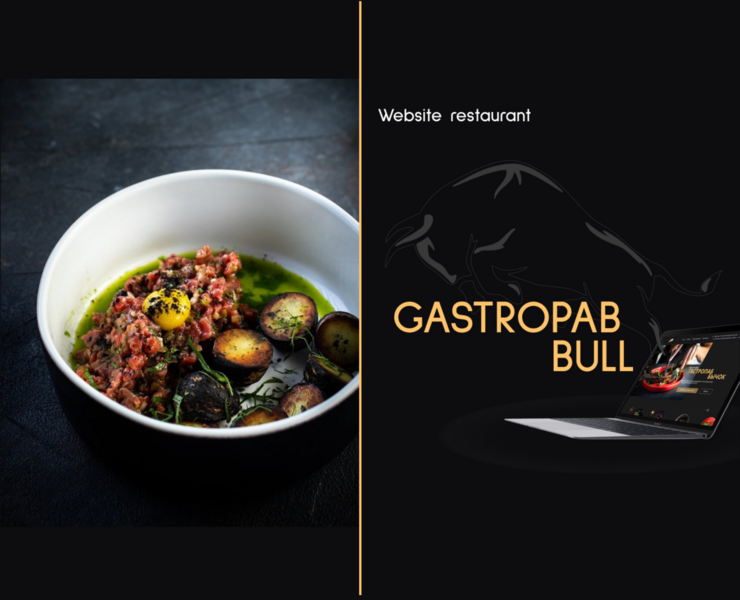 Gastropab BULL — redesign website — Интерфейсы, Брендинг на Dprofile