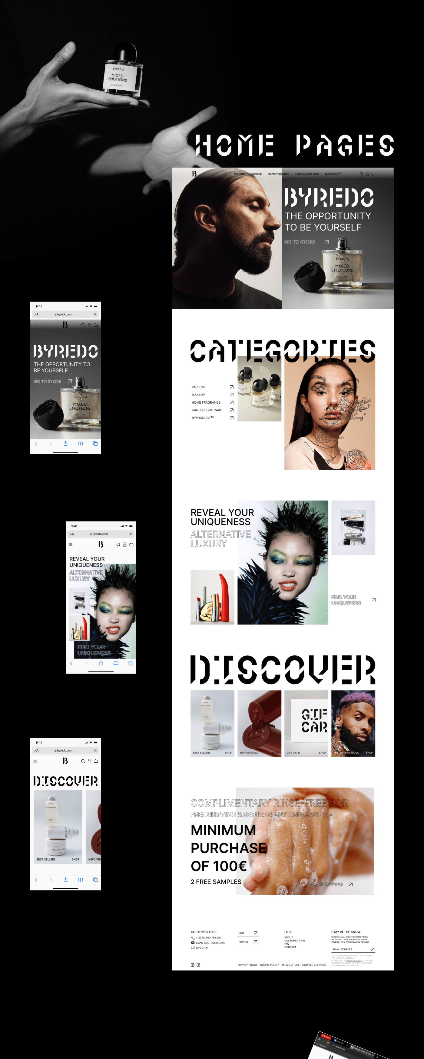 WEBSITE BYREDO Concept redesign — Изображение №7 — Брендинг, Интерфейсы на Dprofile