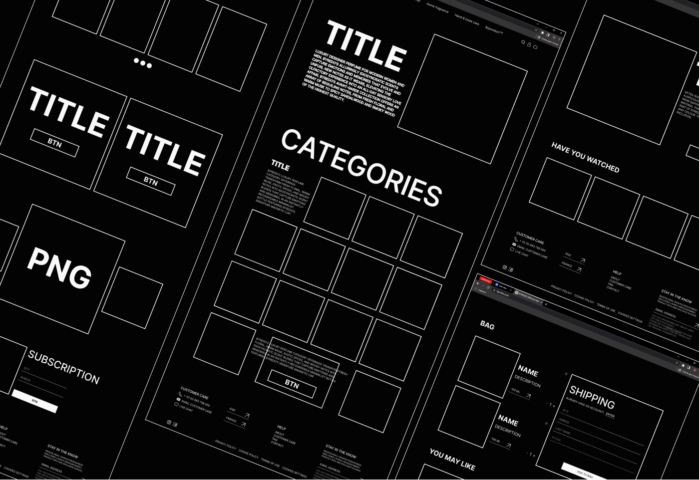 WEBSITE BYREDO Concept redesign — Изображение №6 — Брендинг, Интерфейсы на Dprofile