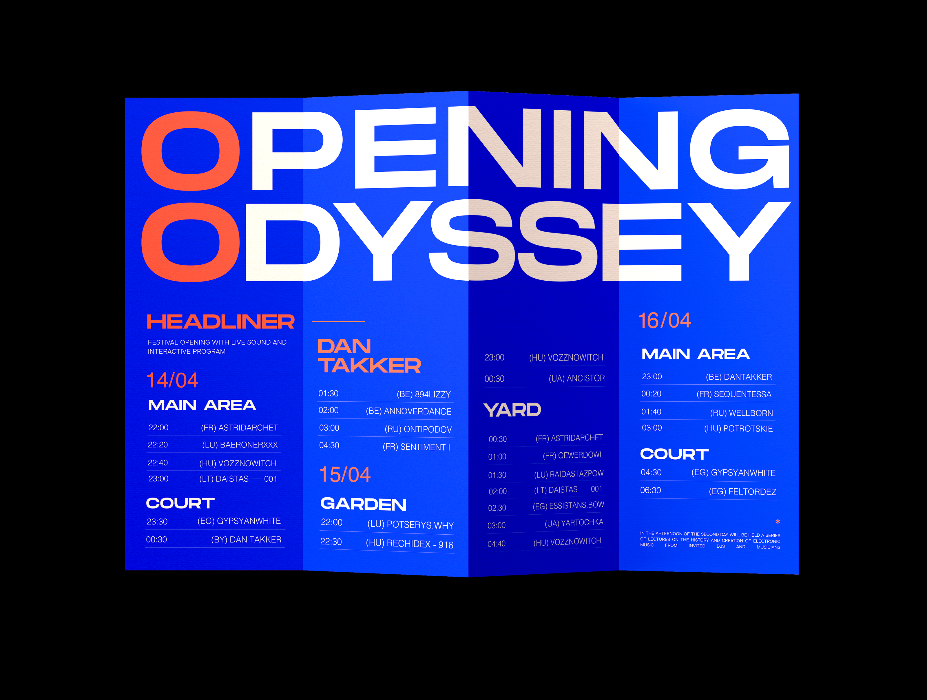 ELECTROODYSSEY electronic music festival identity — Изображение №2 — Брендинг, Иллюстрация на Dprofile