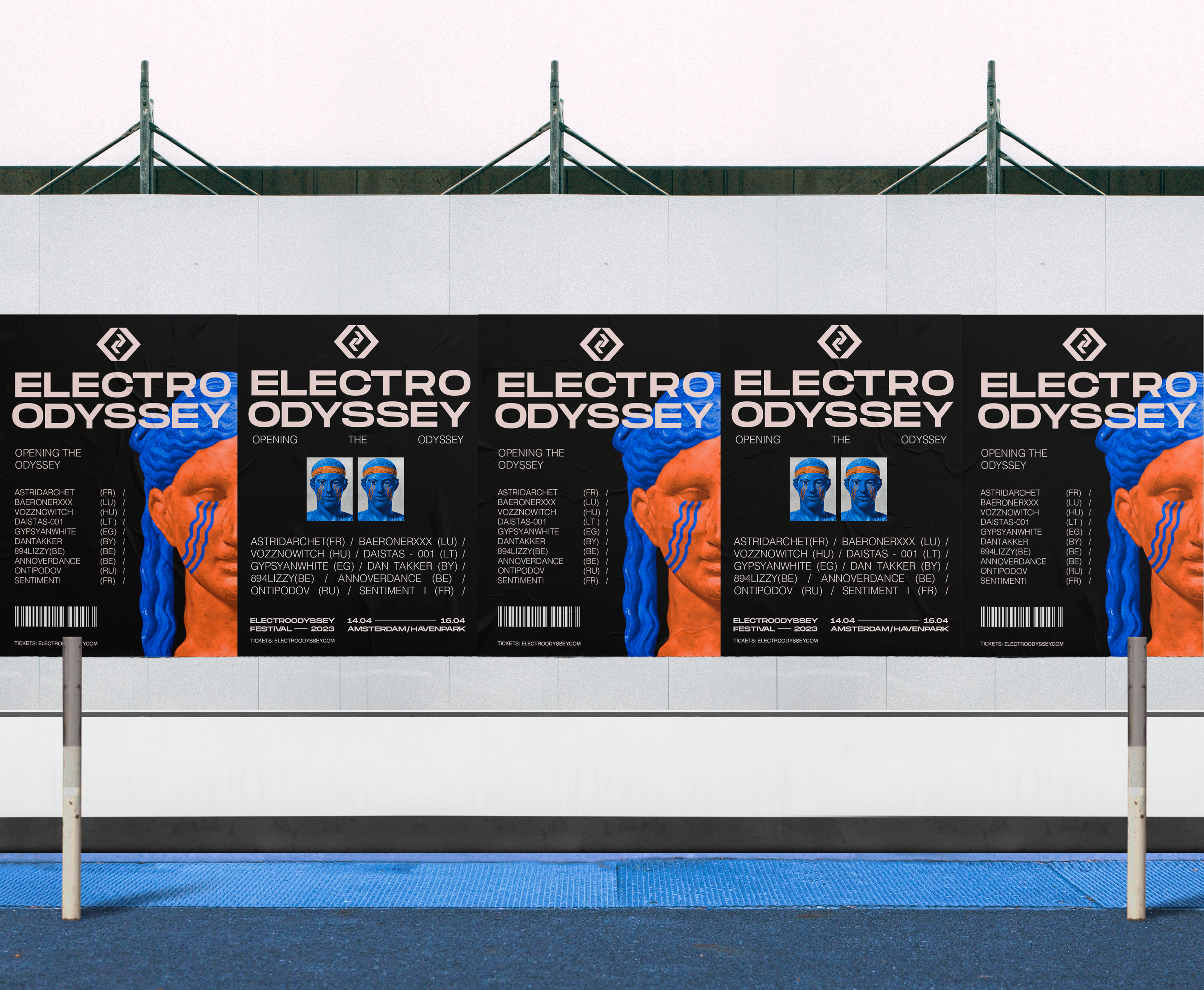 ELECTROODYSSEY electronic music festival identity — Изображение №5 — Брендинг, Иллюстрация на Dprofile