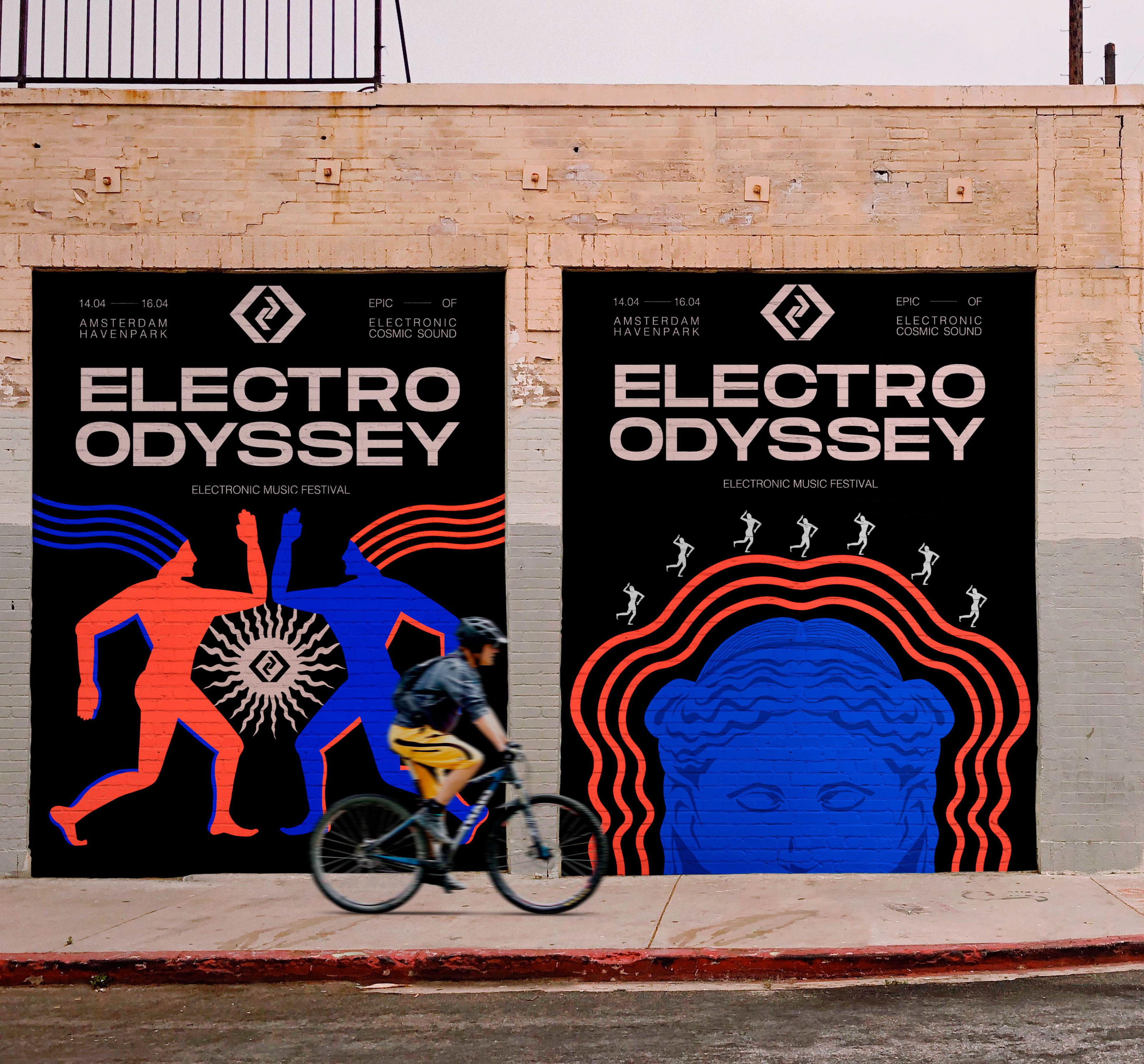 ELECTROODYSSEY electronic music festival identity — Изображение №8 — Брендинг, Иллюстрация на Dprofile