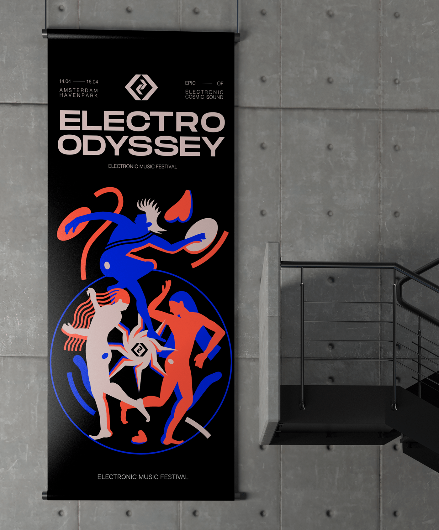 ELECTROODYSSEY electronic music festival identity — Изображение №9 — Брендинг, Иллюстрация на Dprofile