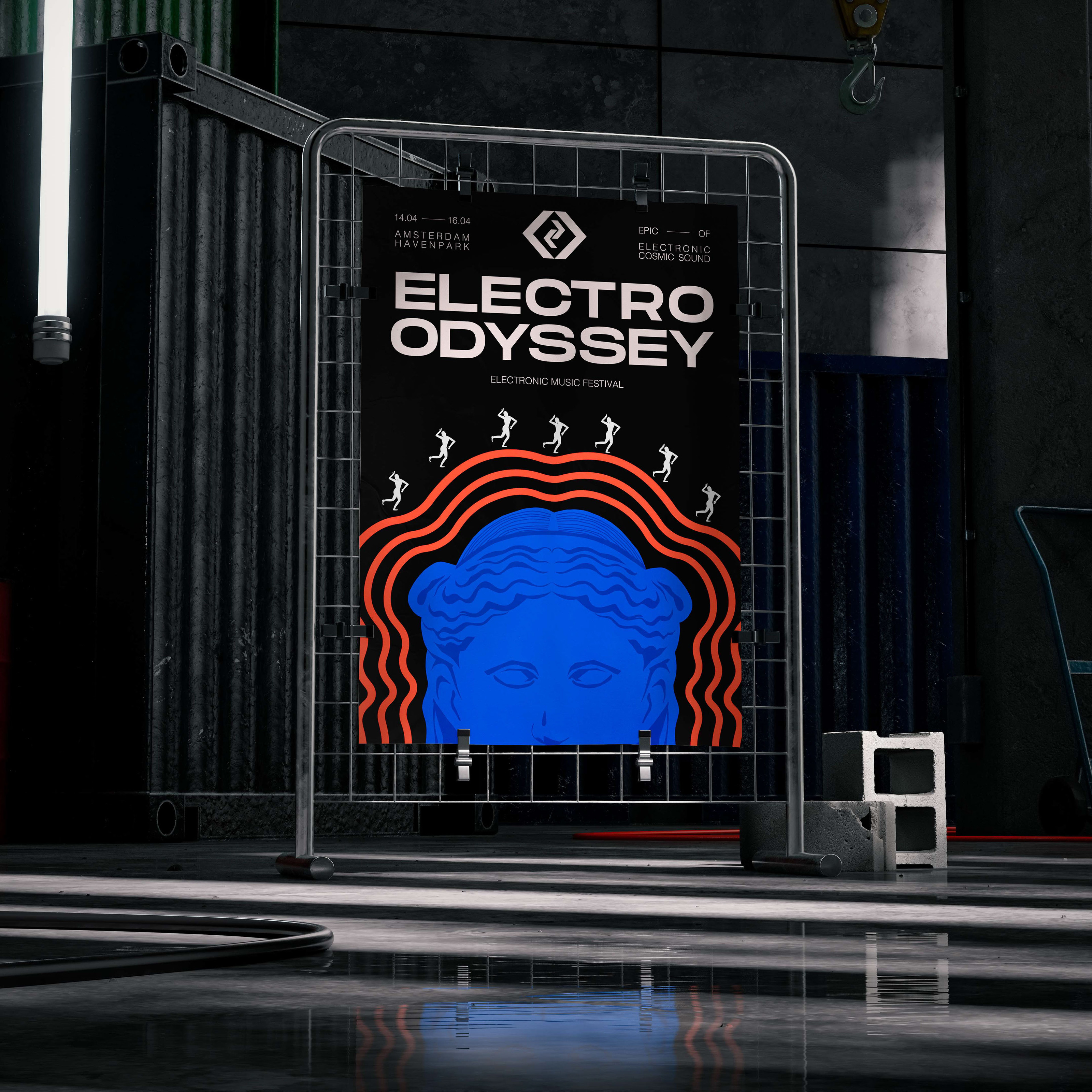 ELECTROODYSSEY electronic music festival identity — Изображение №14 — Брендинг, Иллюстрация на Dprofile