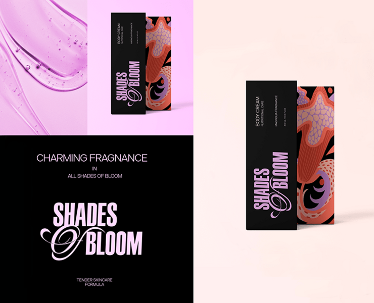 SHADES OF BLOOM identity & package — Брендинг на Dprofile