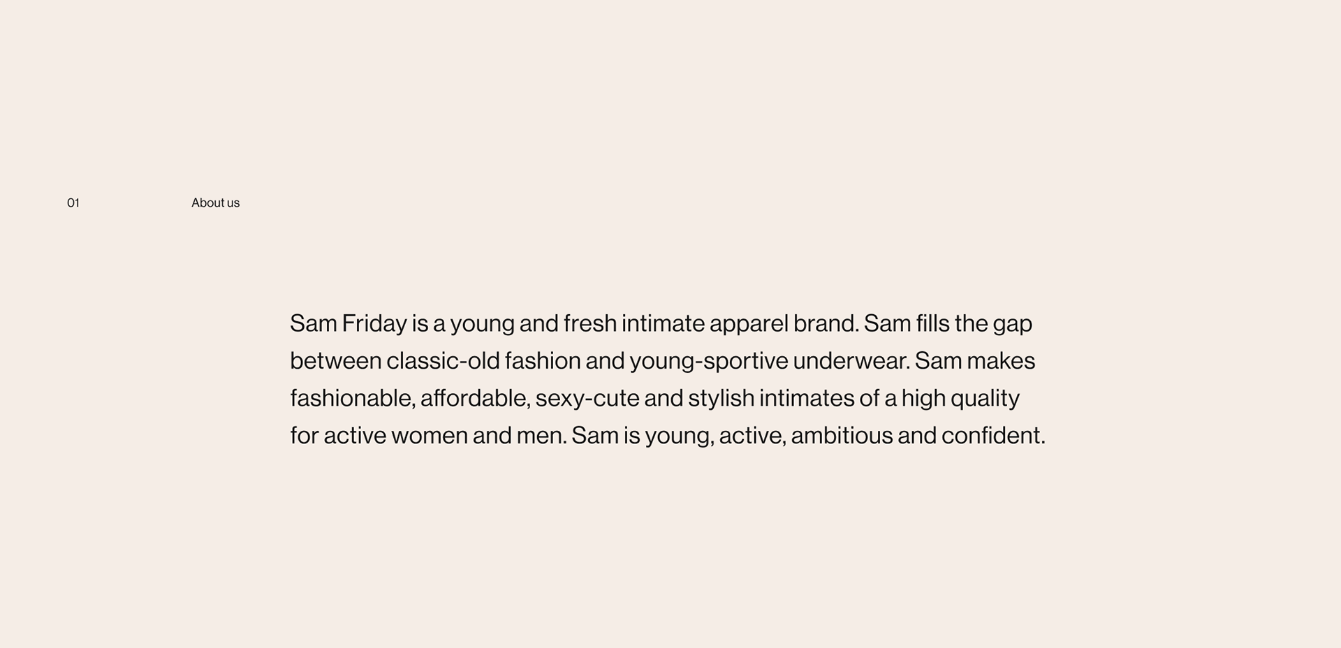 SAM FRIDAY redesign online store — Изображение №2 — Интерфейсы, Брендинг, Графика на Dprofile