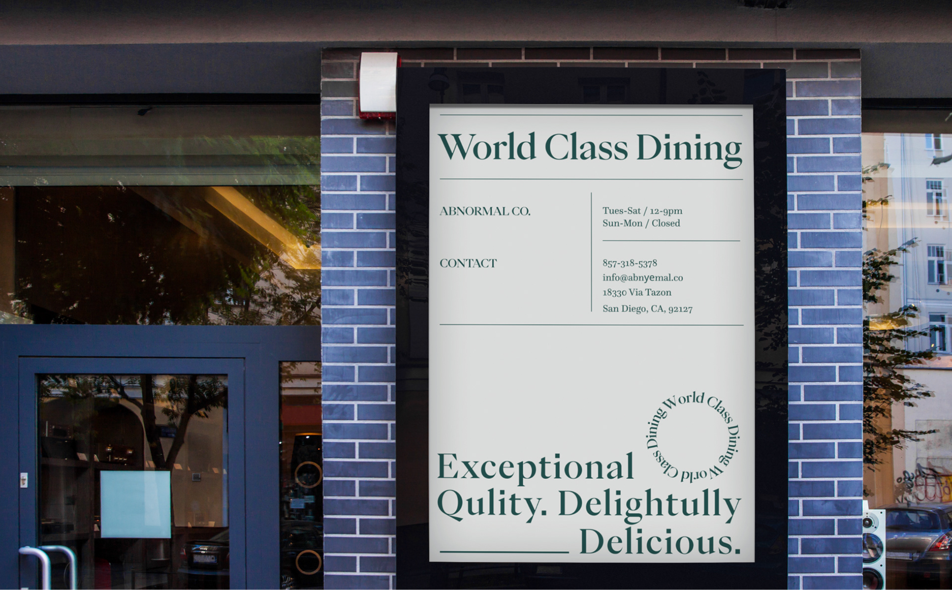 World Class Dining (Brand Identity) — Изображение №4 — Интерфейсы, Брендинг, Анимация на Dprofile
