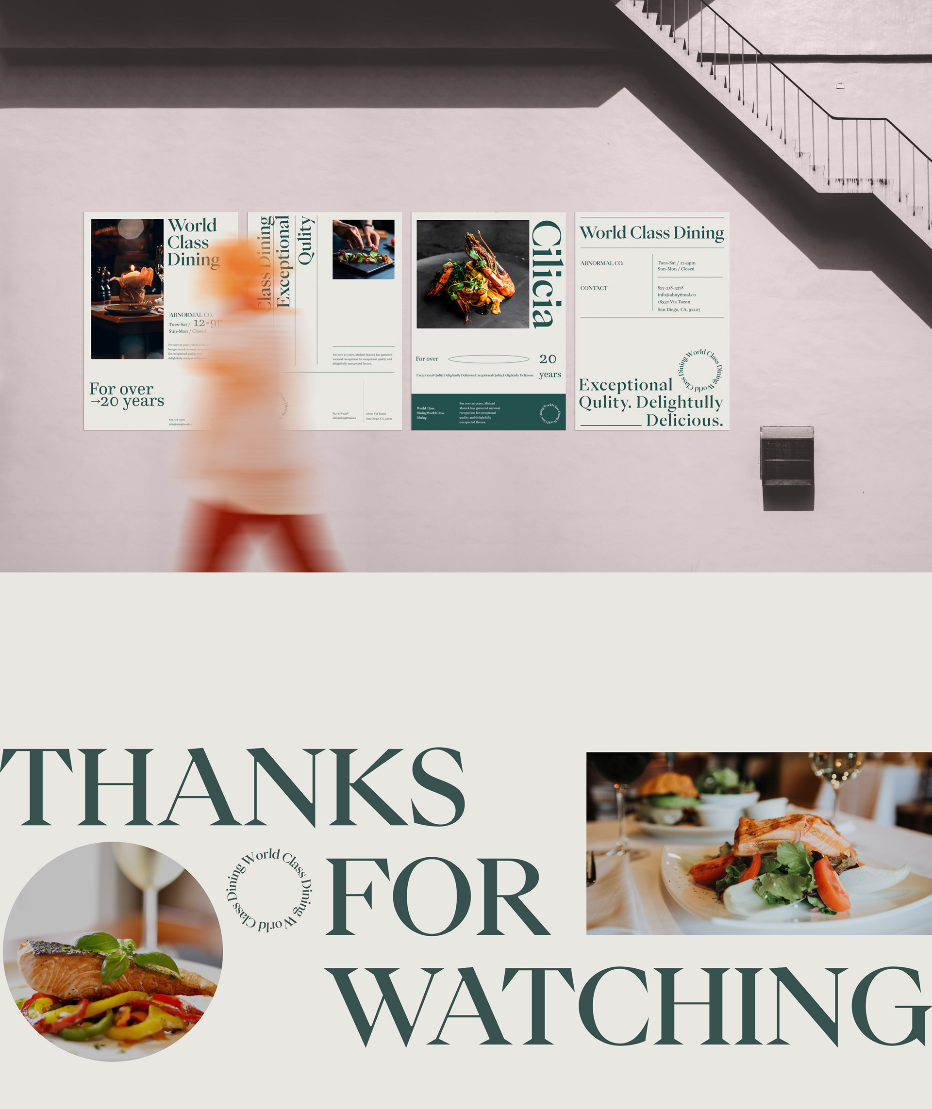 World Class Dining (Brand Identity) — Изображение №15 — Интерфейсы, Брендинг, Анимация на Dprofile