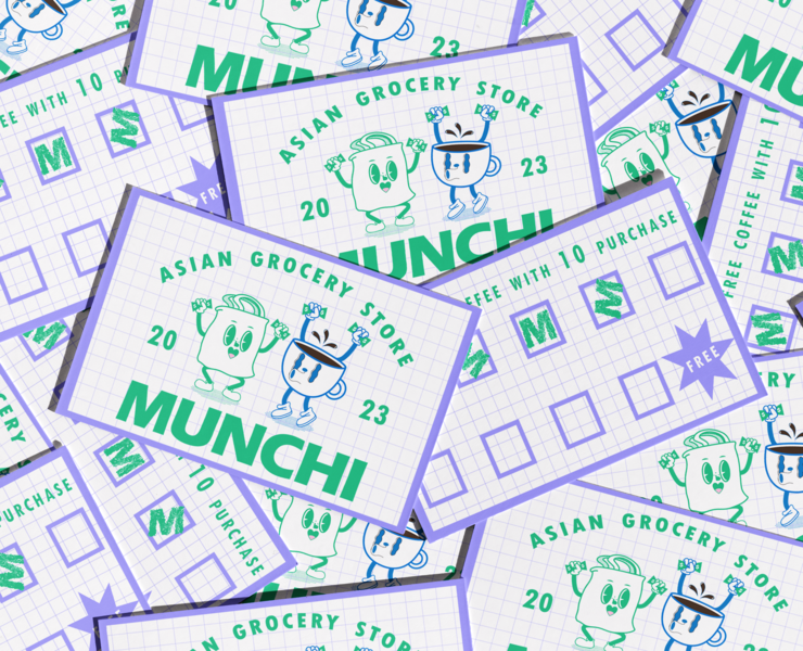 MUNCHI - магазин азиатских продуктов — Брендинг, Иллюстрация на Dprofile