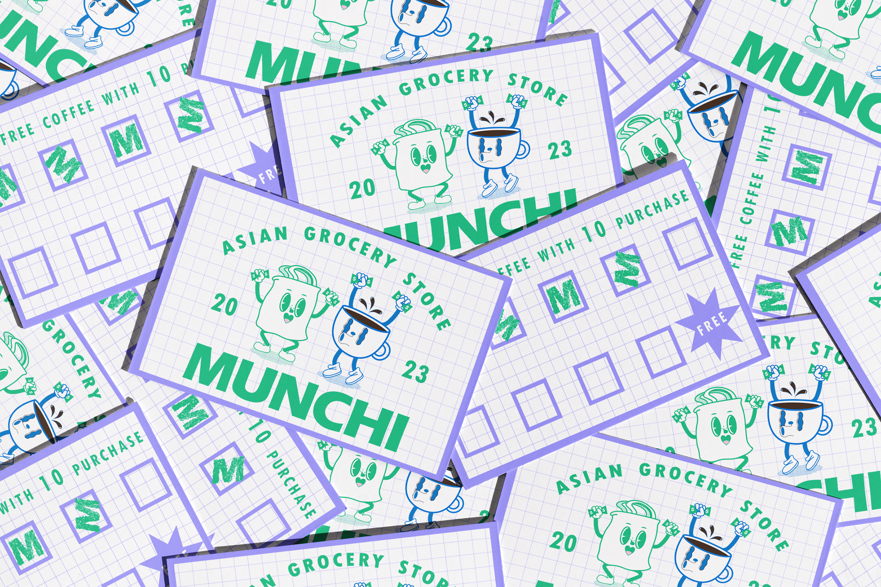 MUNCHI - магазин азиатских продуктов — Изображение №8 — Брендинг, Иллюстрация на Dprofile