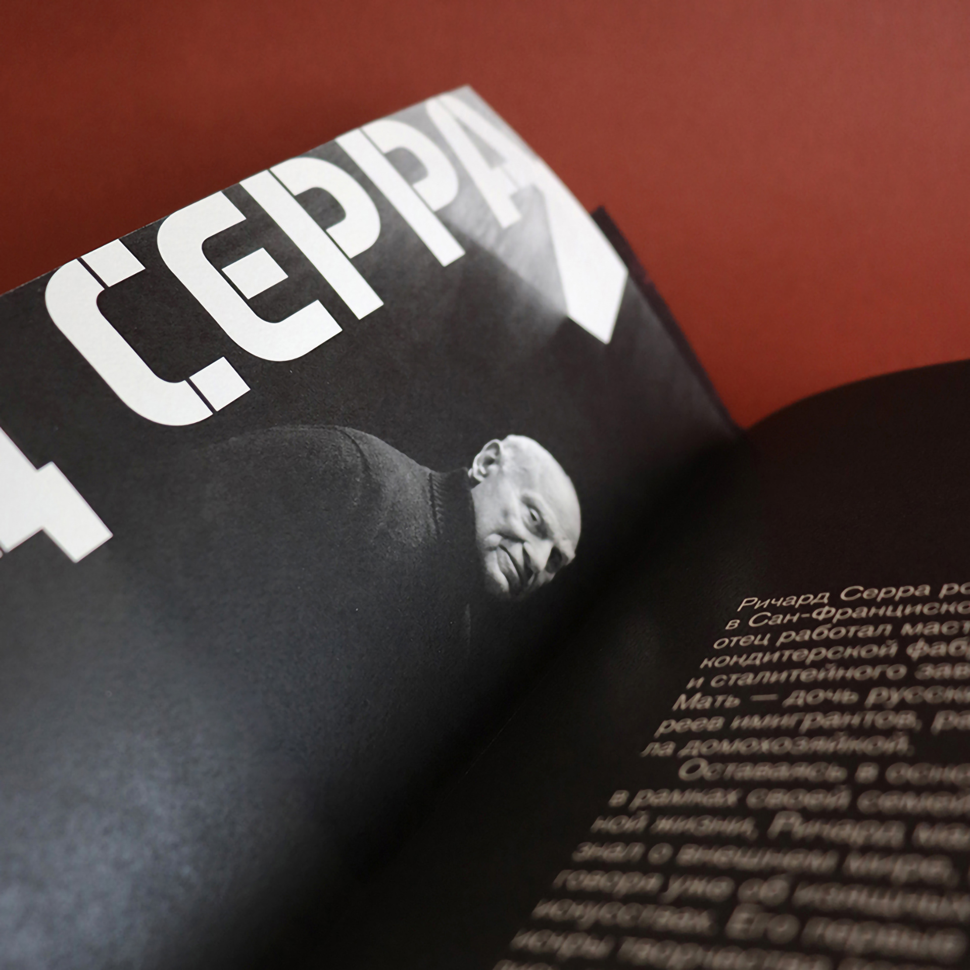 Booklet Richard Serra — Изображение №1 — Брендинг, Иллюстрация на Dprofile