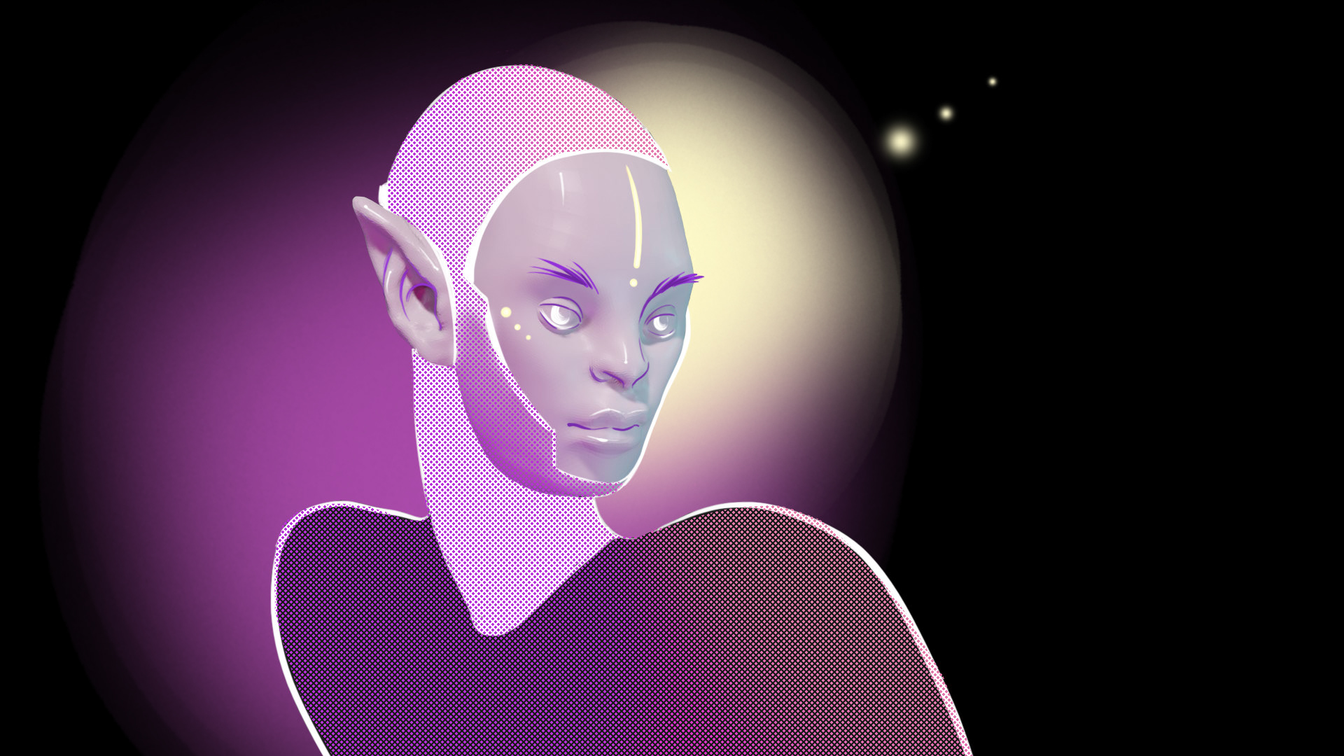 SPACE ELVES — Изображение №2 — Иллюстрация, 3D на Dprofile