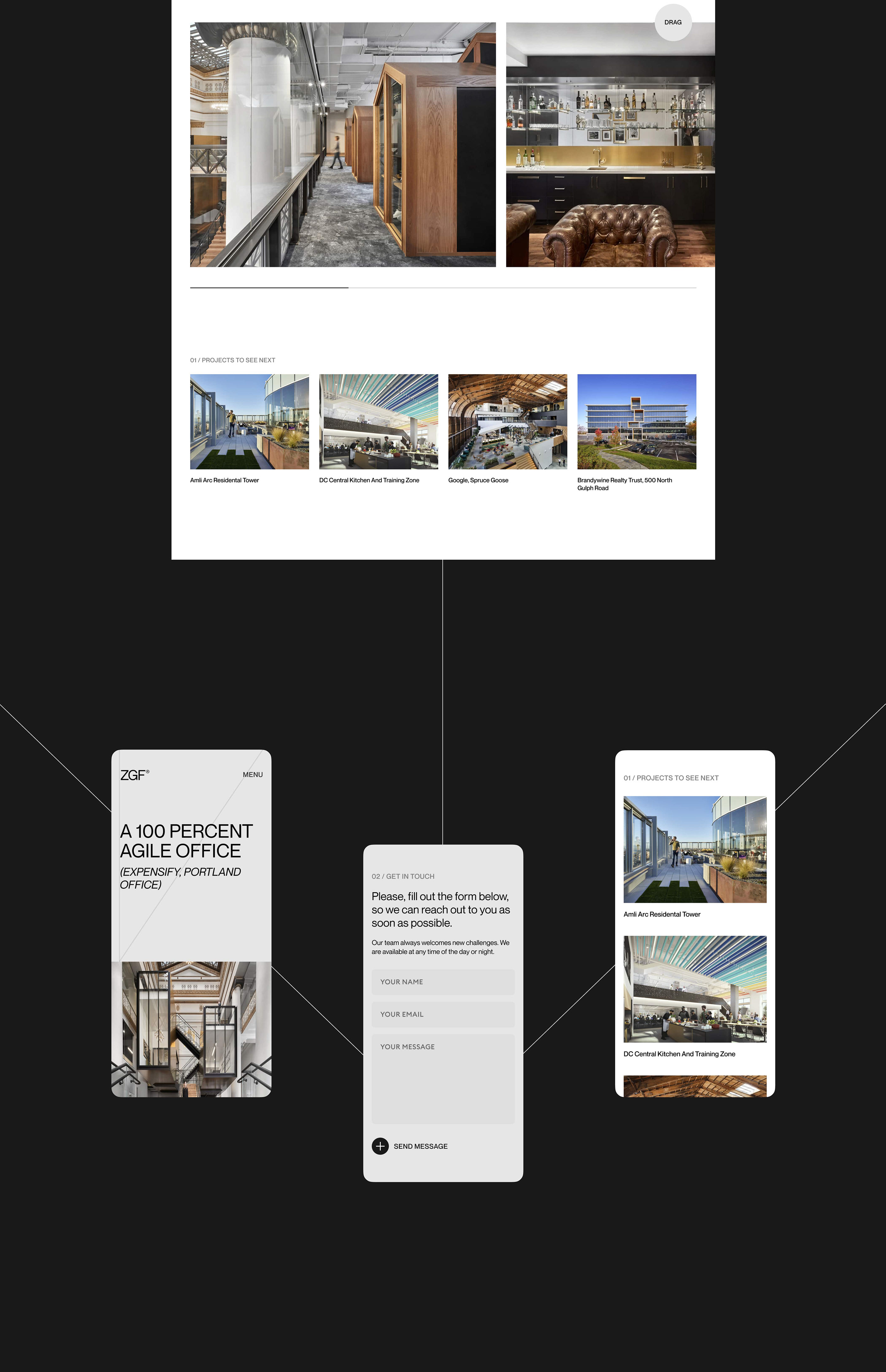 ZGF® Architects — Изображение №11 — Интерфейсы, Брендинг на Dprofile