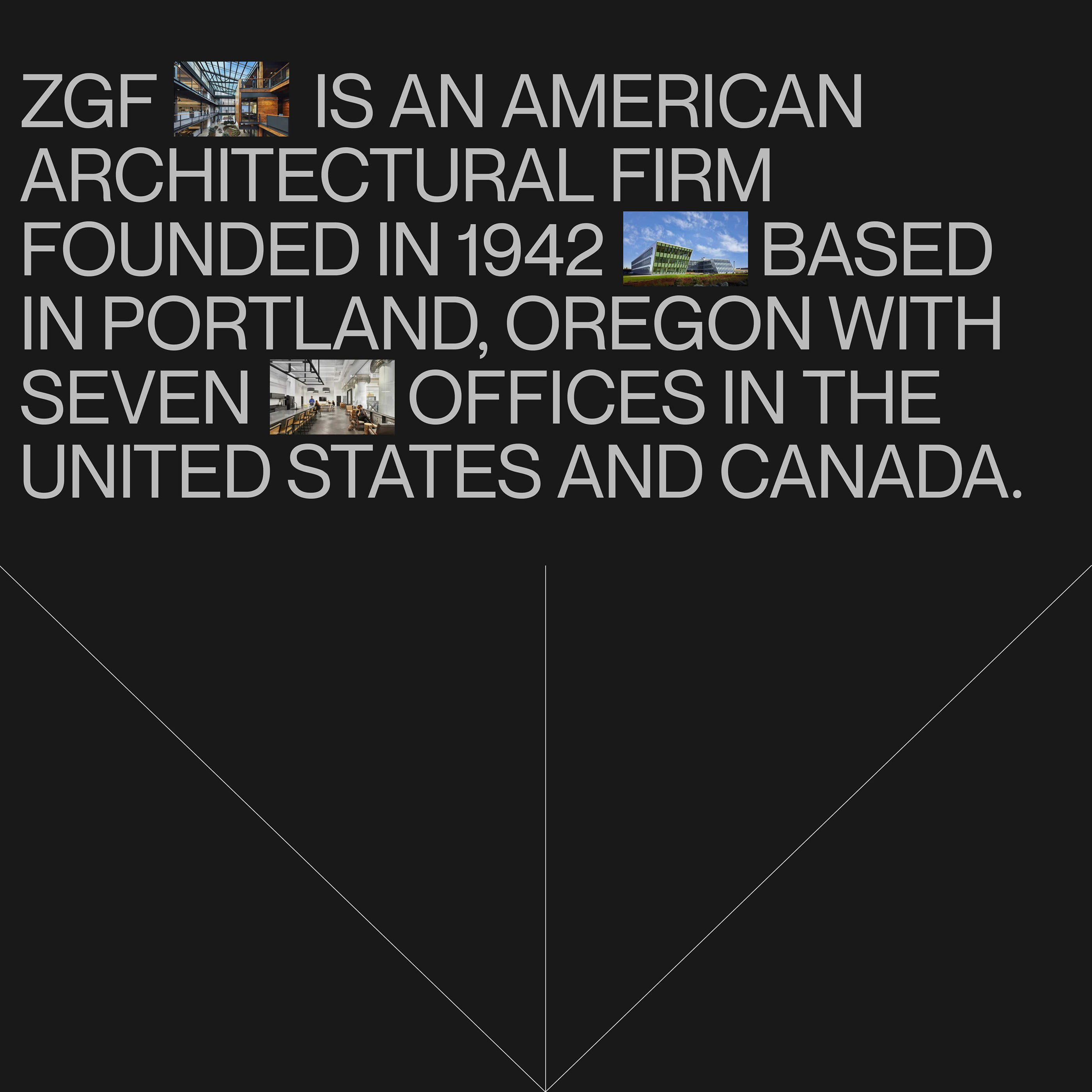 ZGF® Architects — Изображение №2 — Интерфейсы, Брендинг на Dprofile