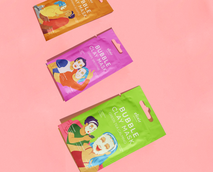 Packaging Clay Mask. Elixir Premium Lab на Dprofile