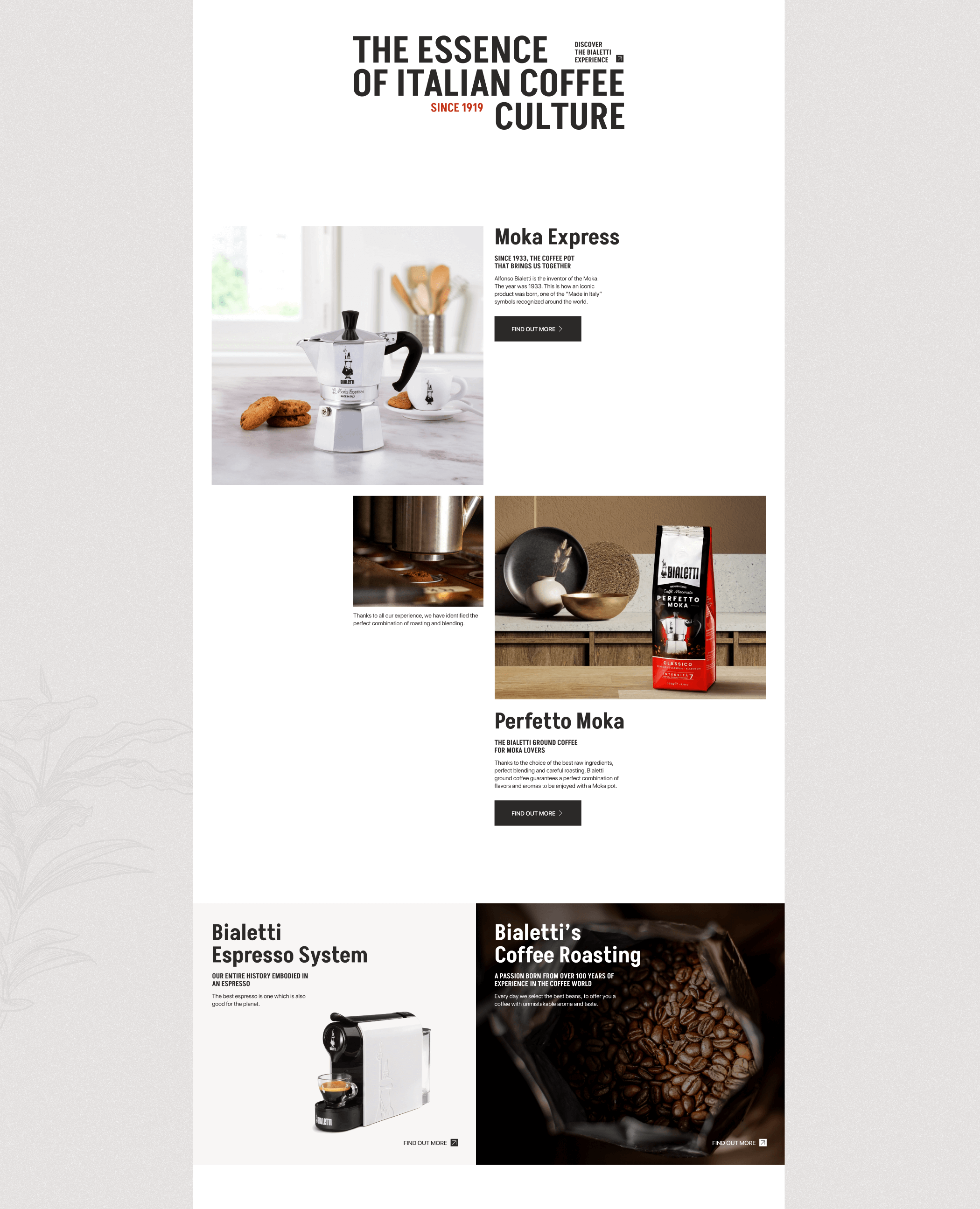 Bialetti - Website E-commerce — Изображение №5 — Интерфейсы, Анимация на Dprofile