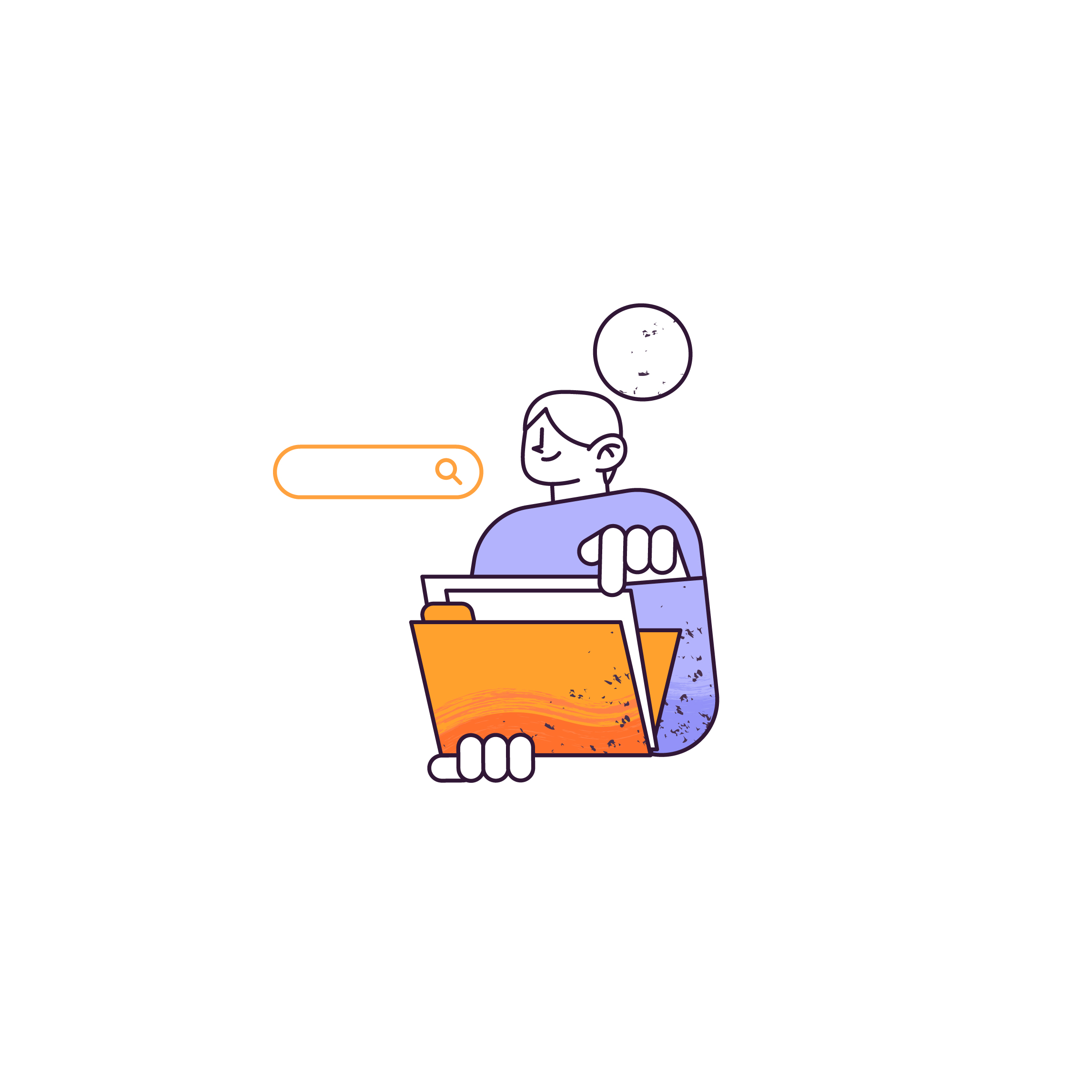 Set of spot illustrations — Изображение №8 — Иллюстрация на Dprofile