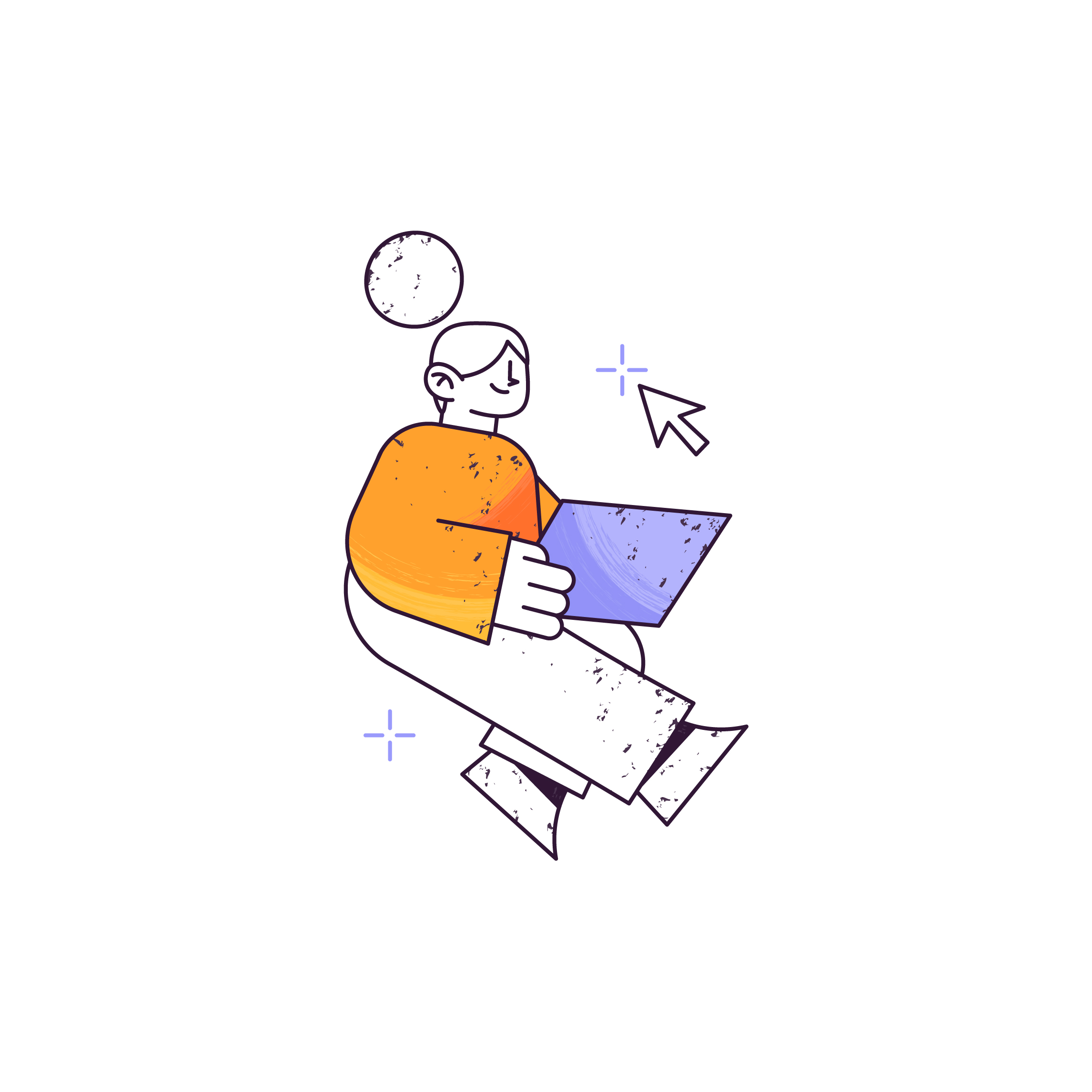 Set of spot illustrations — Изображение №2 — Иллюстрация на Dprofile