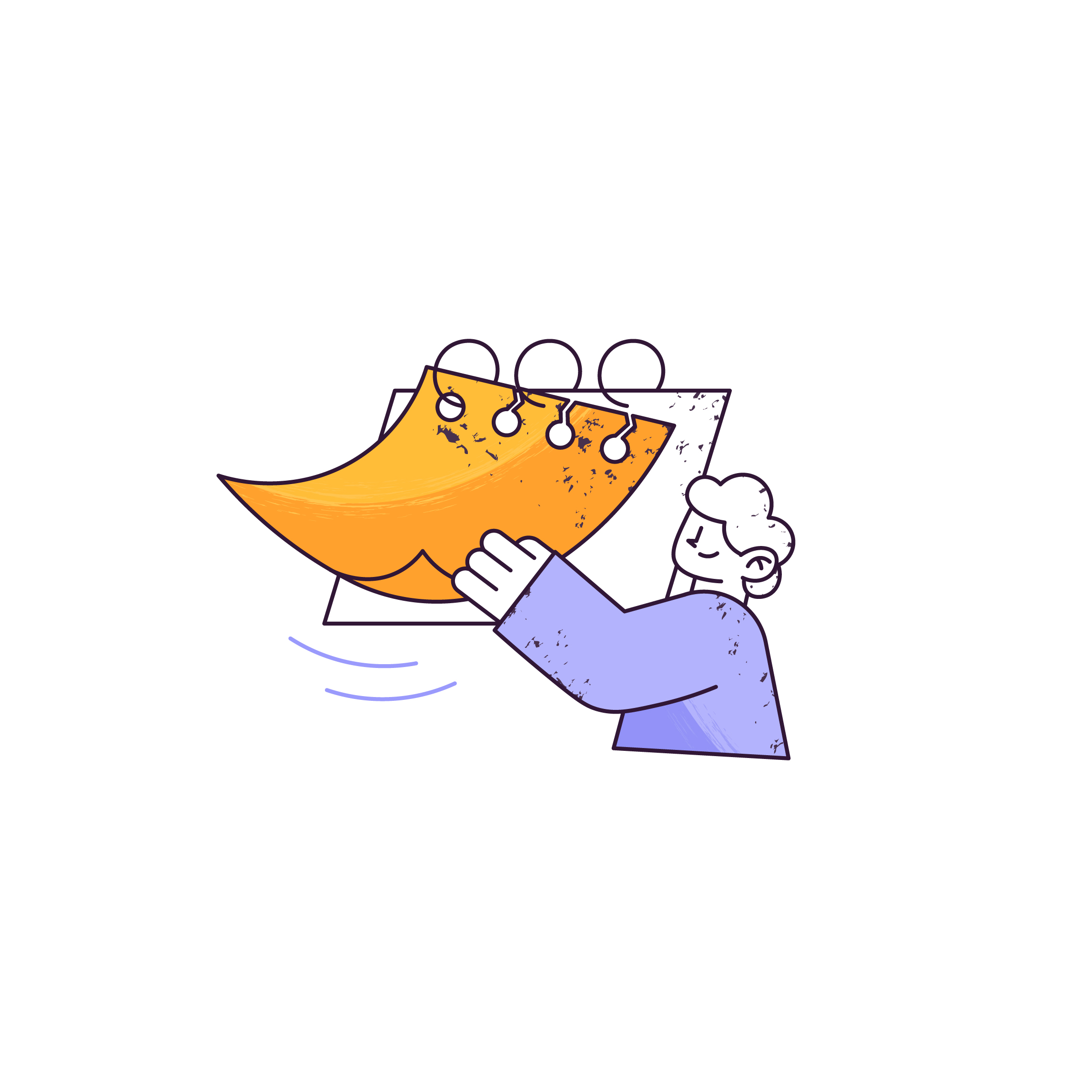 Set of spot illustrations — Изображение №3 — Иллюстрация на Dprofile