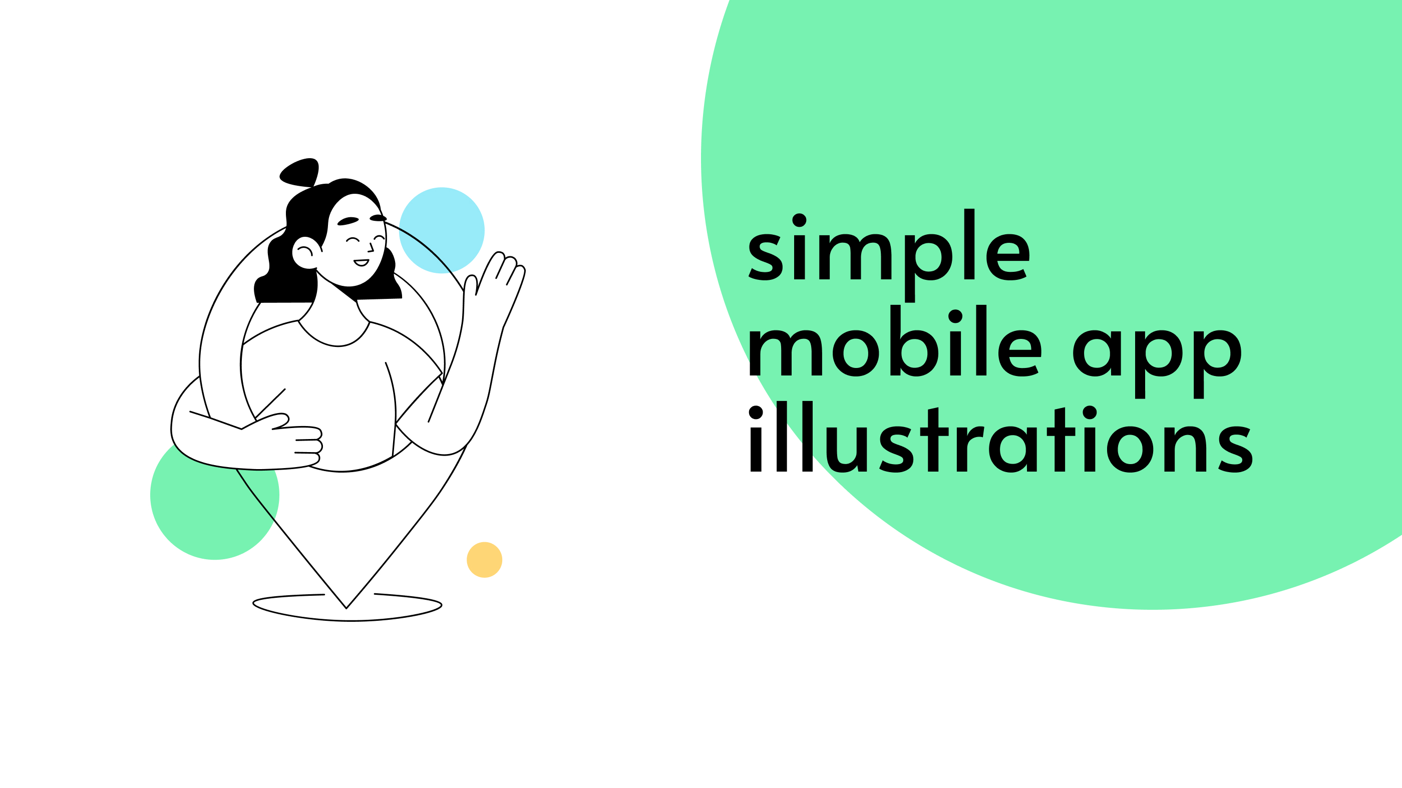 simple vector illustrations for mobile app — Изображение №1 — Иллюстрация на Dprofile