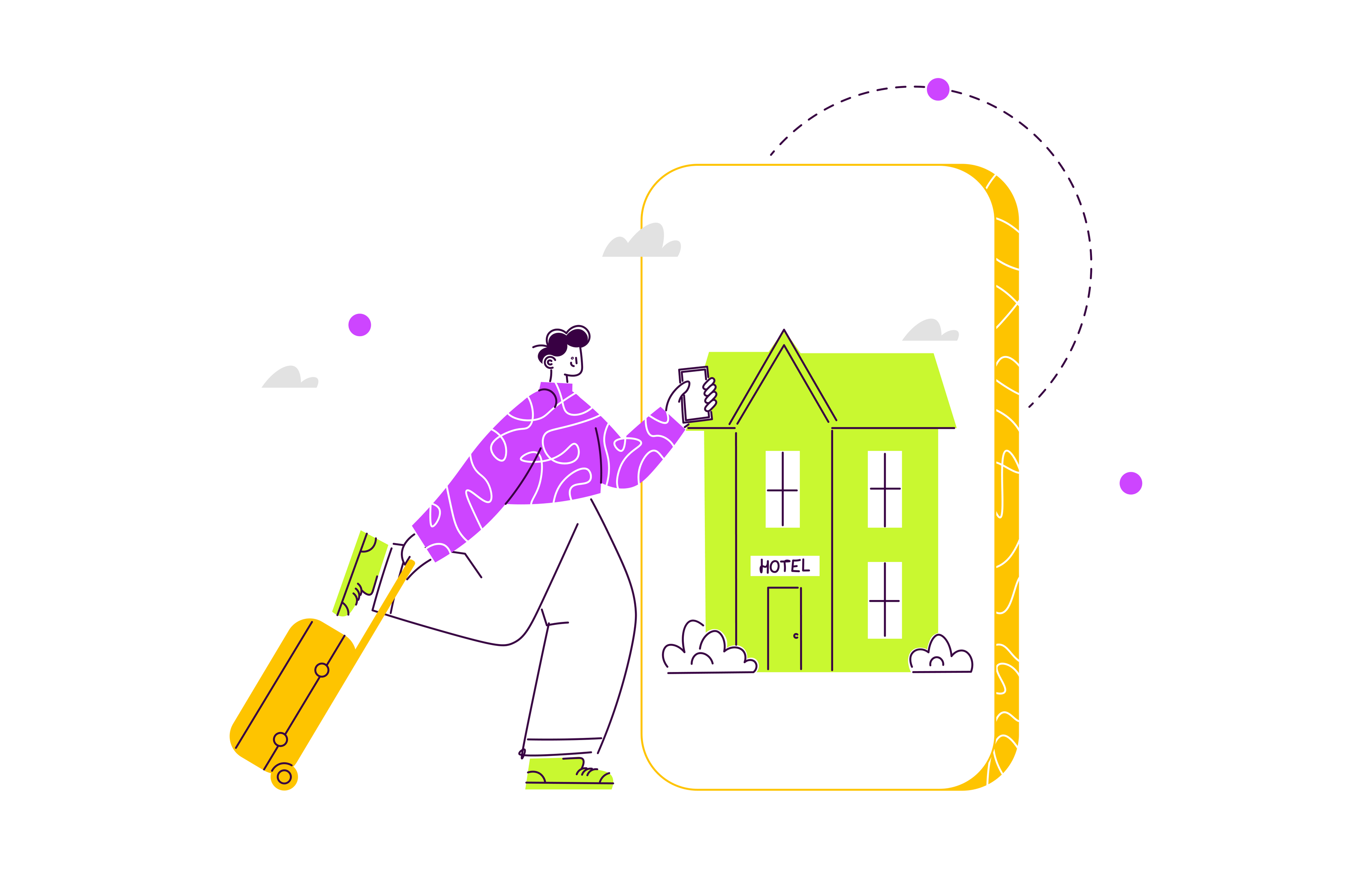 Simple web illustrations. Векторные иллюстрации для сайта — Изображение №1 — Иллюстрация на Dprofile