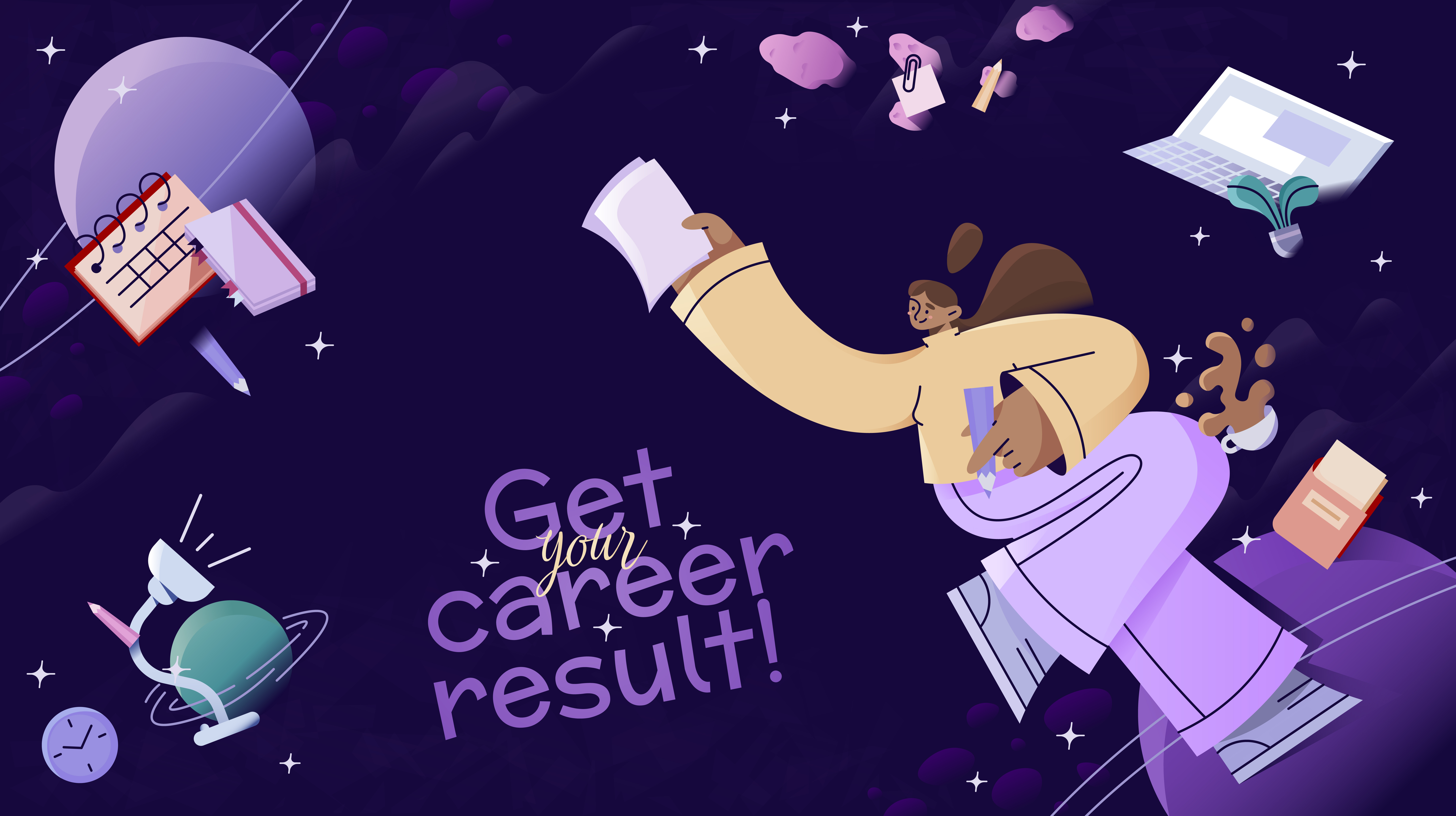 Get your career result | Векторная иллюстрация — Изображение №4 — Иллюстрация на Dprofile