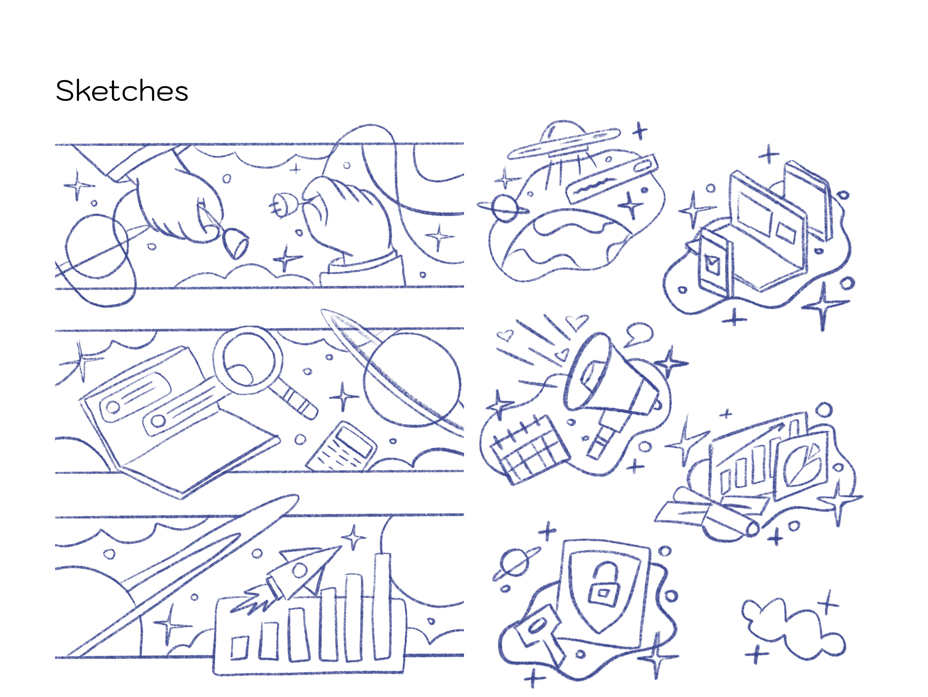 Web Space | Vector illustrations set — Изображение №3 — Иллюстрация на Dprofile