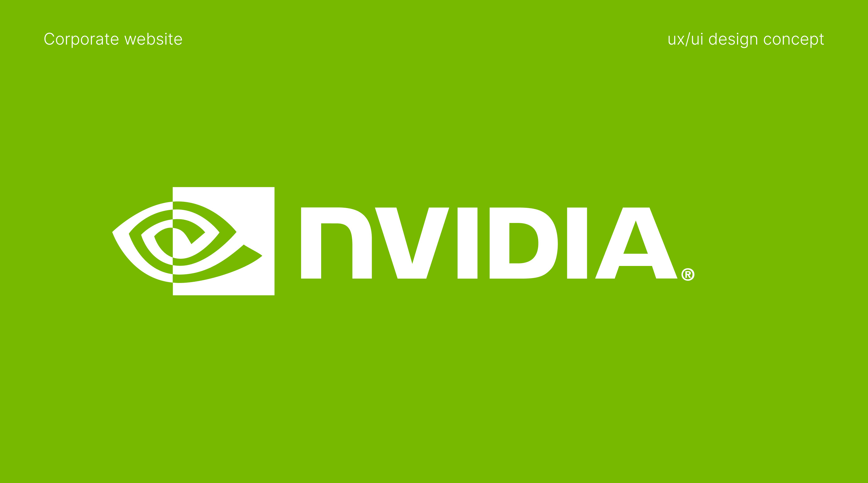 NVIDIA website redesign concept — Изображение №1 — Интерфейсы на Dprofile