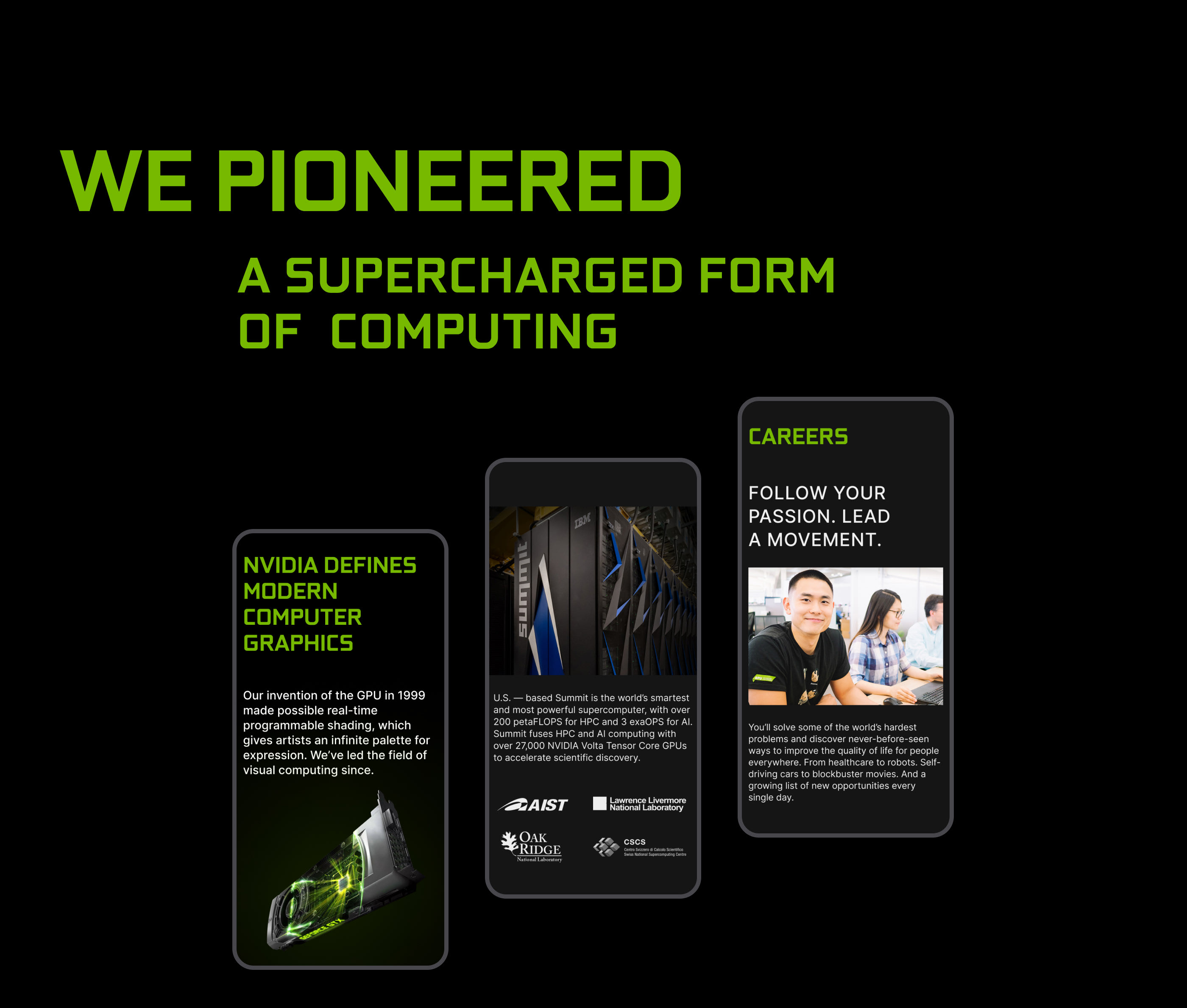 NVIDIA website redesign concept — Изображение №14 — Интерфейсы на Dprofile