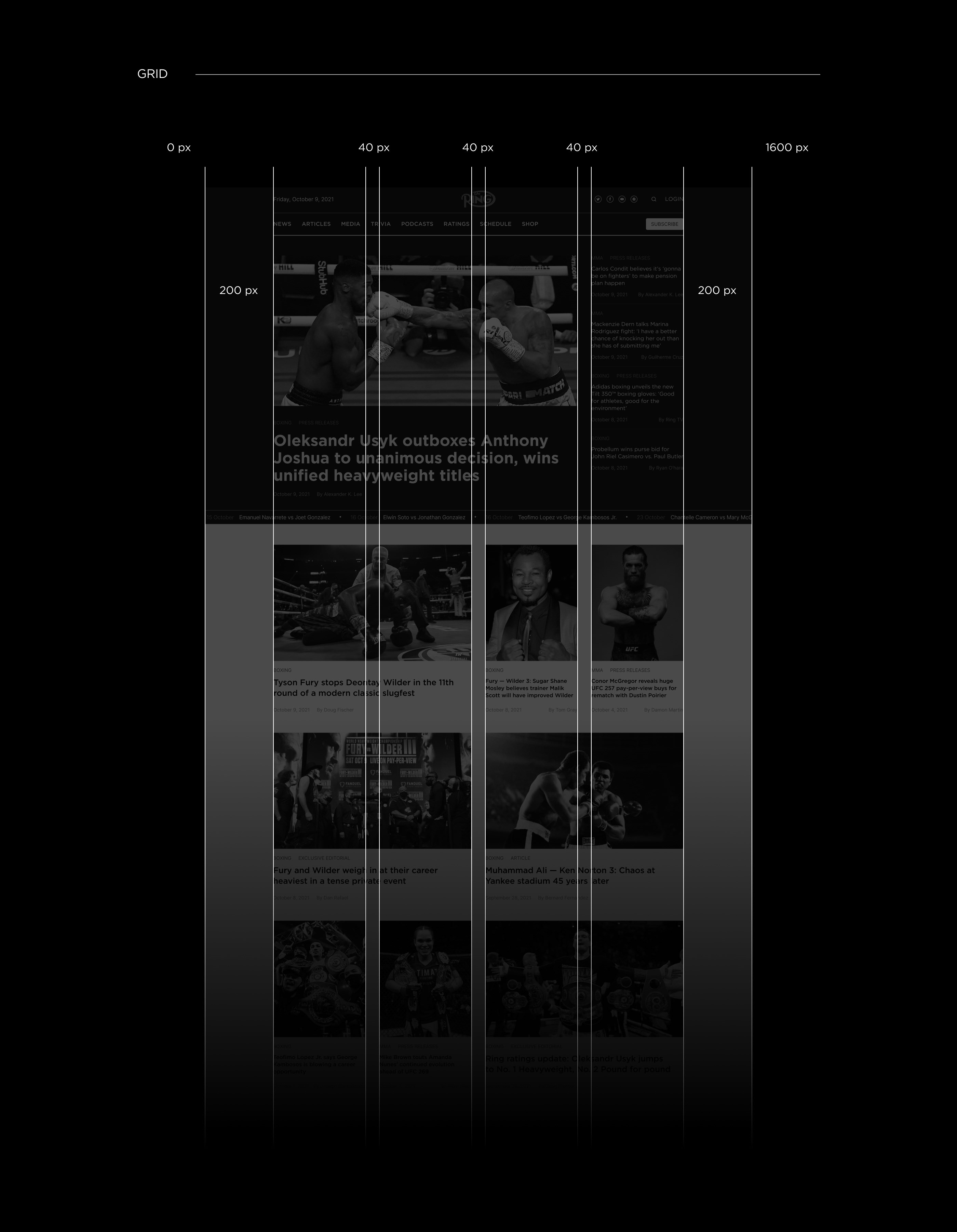 The Ring | News website redesign concept — Изображение №4 — Интерфейсы на Dprofile