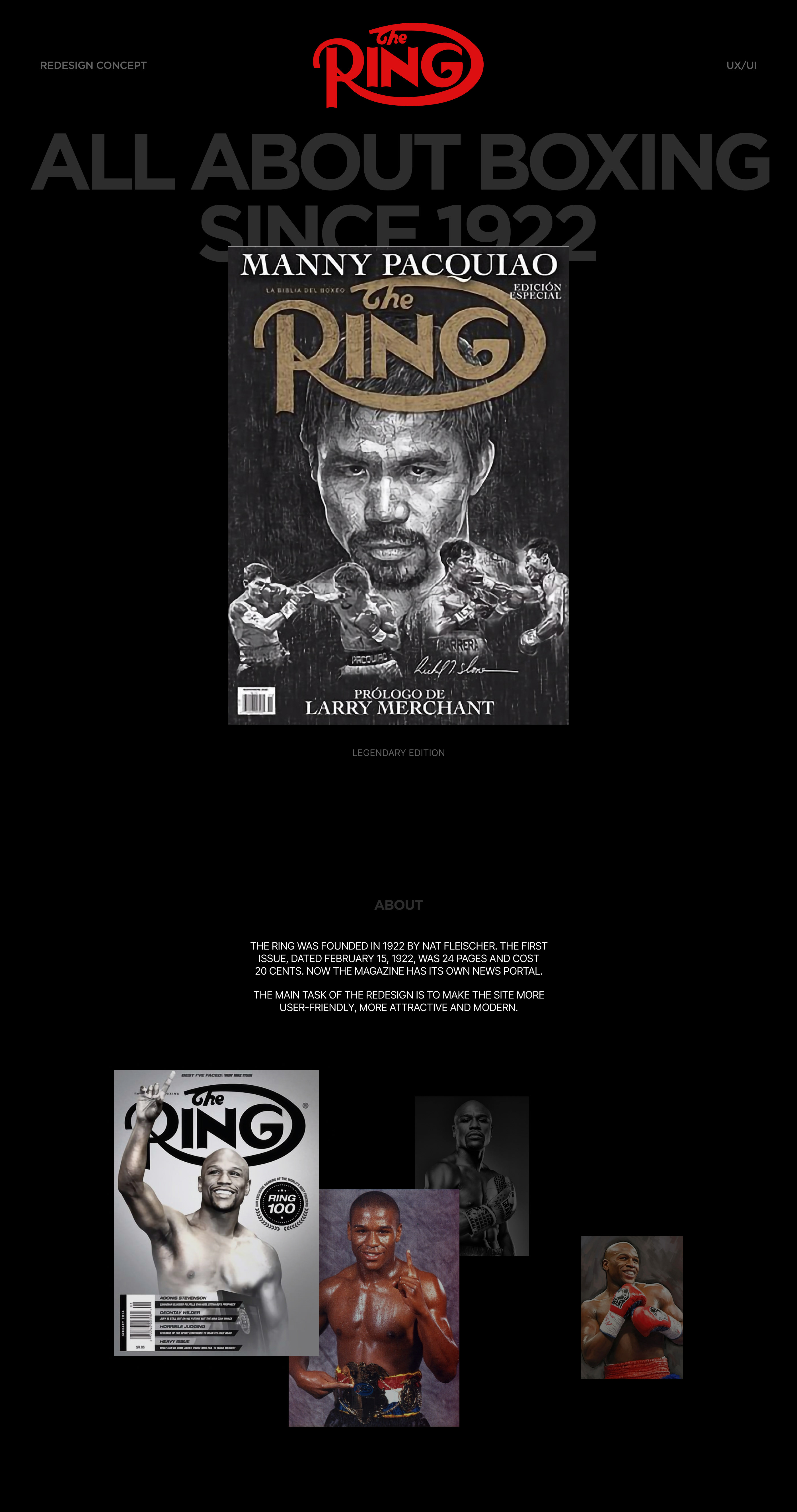 The Ring | News website redesign concept — Изображение №1 — Интерфейсы на Dprofile
