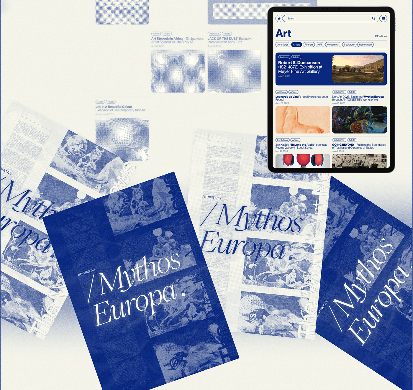 The World Art News | Redesign Concept — Изображение №4 — Интерфейсы на Dprofile