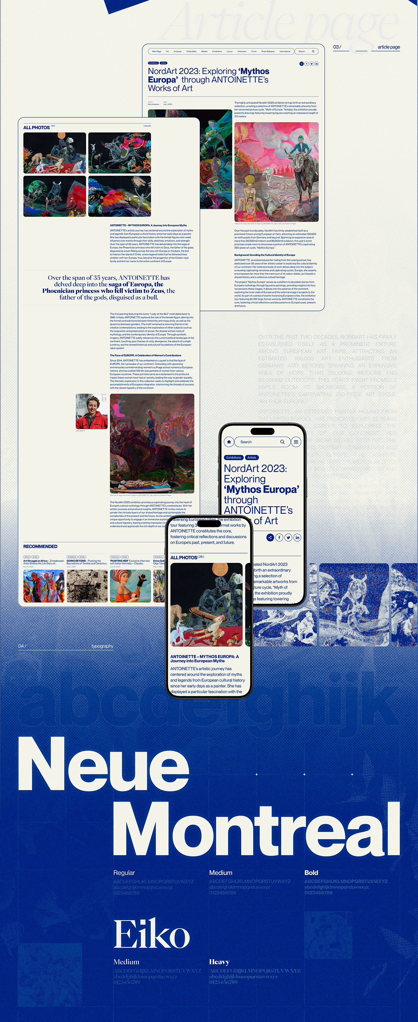 The World Art News | Redesign Concept — Изображение №5 — Интерфейсы на Dprofile