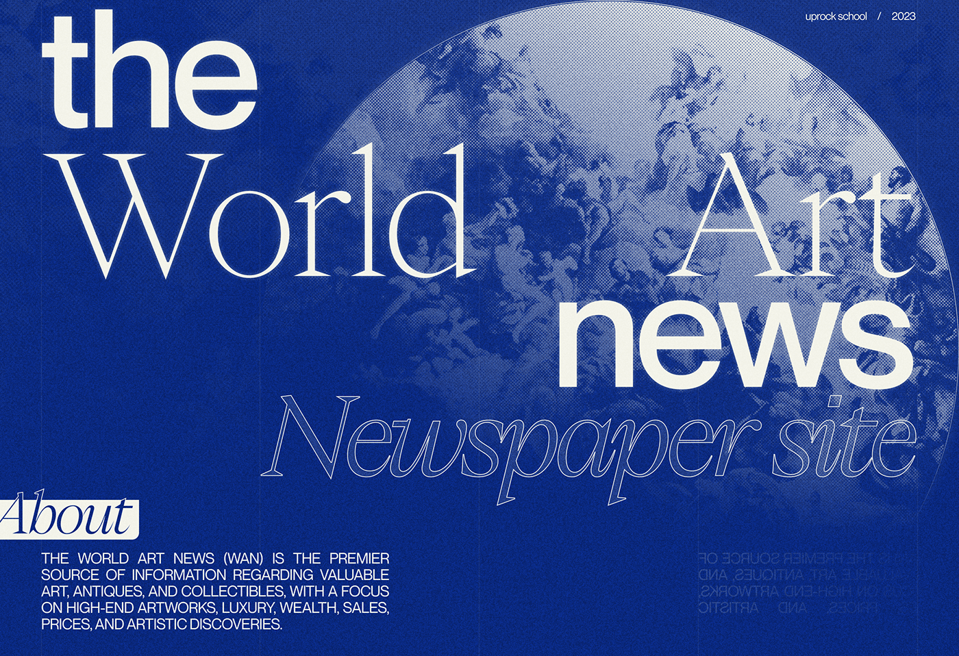 The World Art News | Redesign Concept — Изображение №1 — Интерфейсы на Dprofile