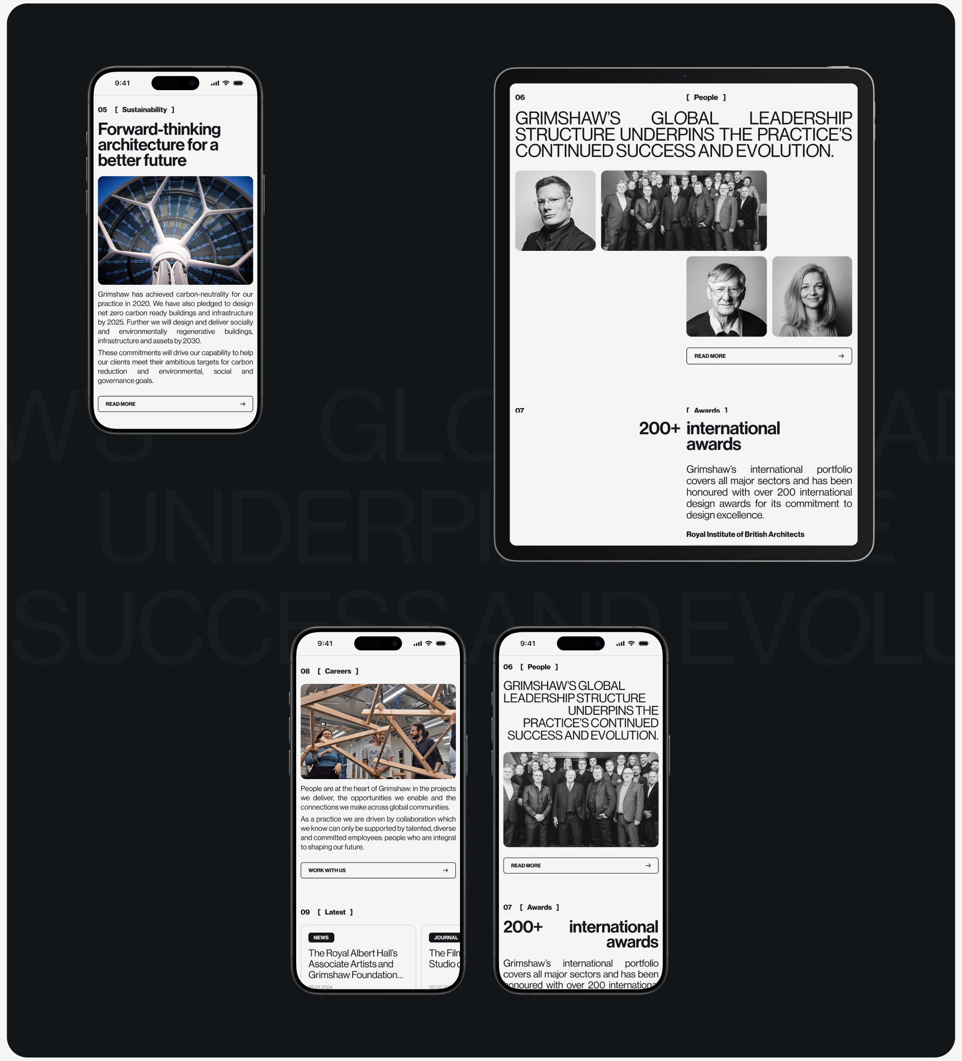 GRIMSHAW | ARCHITECTS AGENCY — Изображение №5 — Интерфейсы на Dprofile