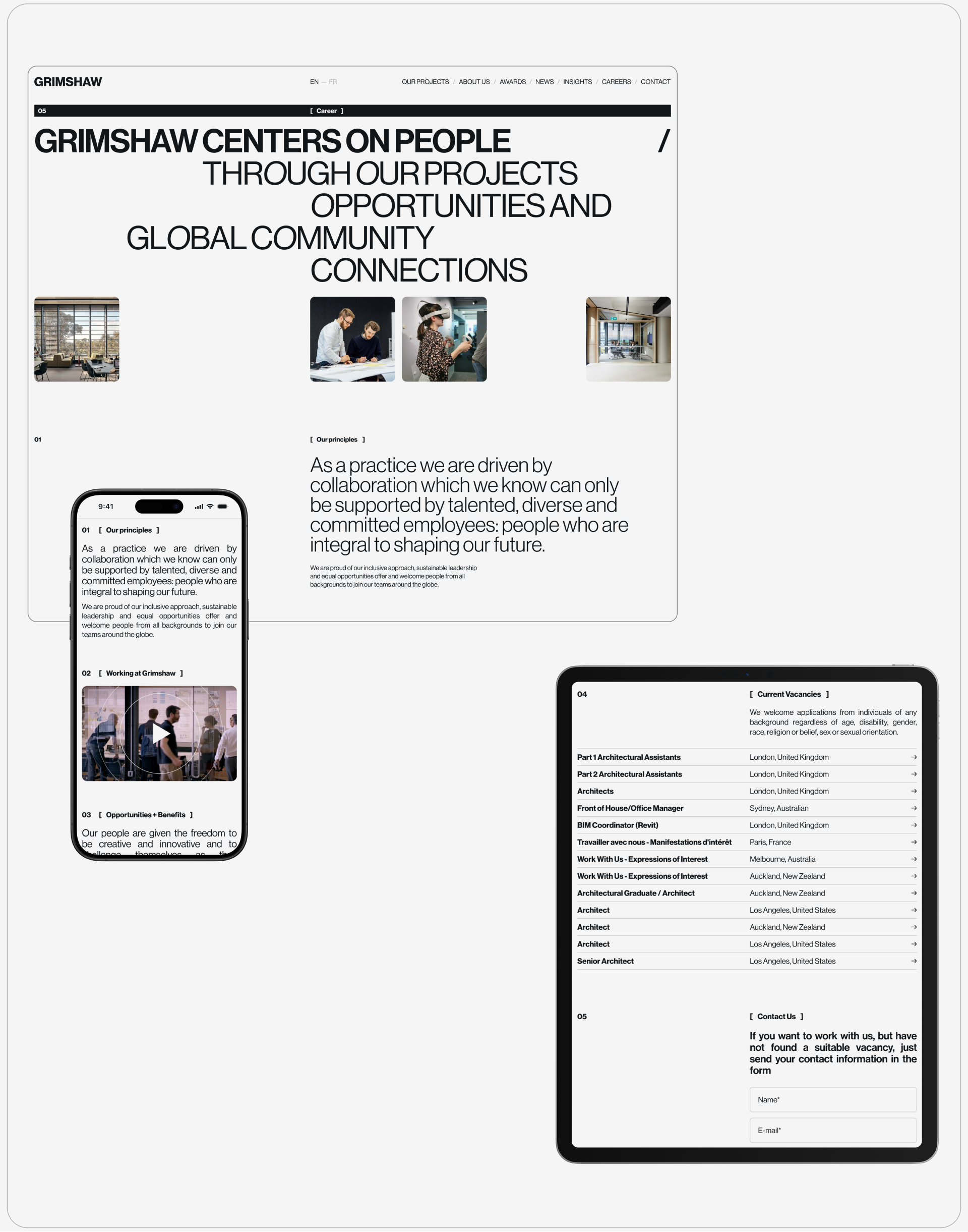 GRIMSHAW | ARCHITECTS AGENCY — Изображение №15 — Интерфейсы на Dprofile