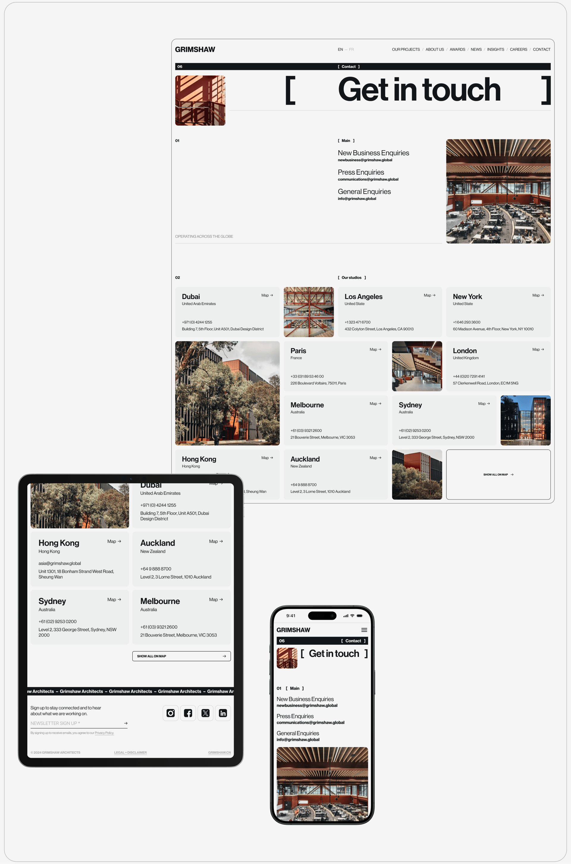 GRIMSHAW | ARCHITECTS AGENCY — Изображение №17 — Интерфейсы на Dprofile