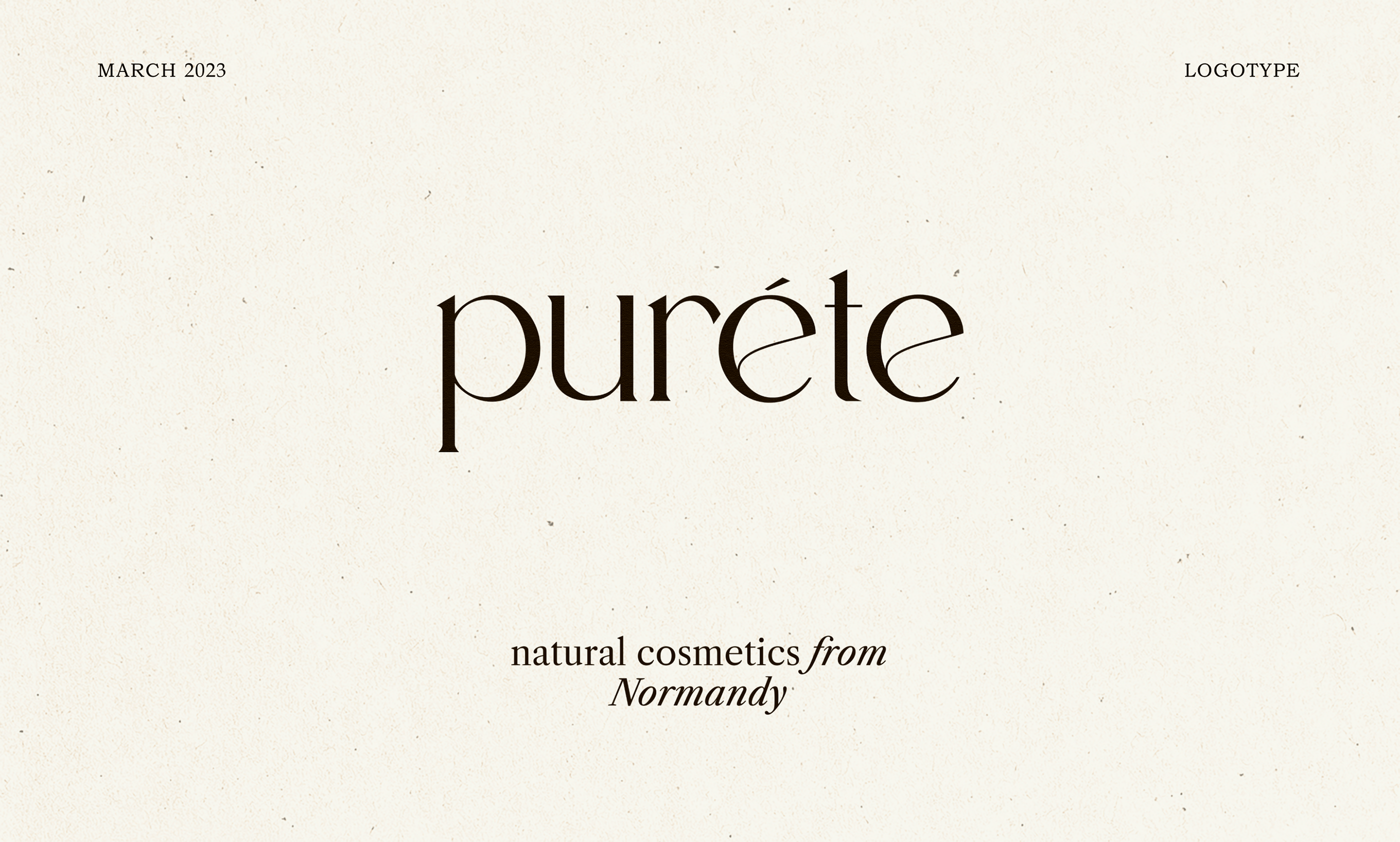 Brand identity | Purete | Natural cosmetics — Изображение №2 — Брендинг на Dprofile