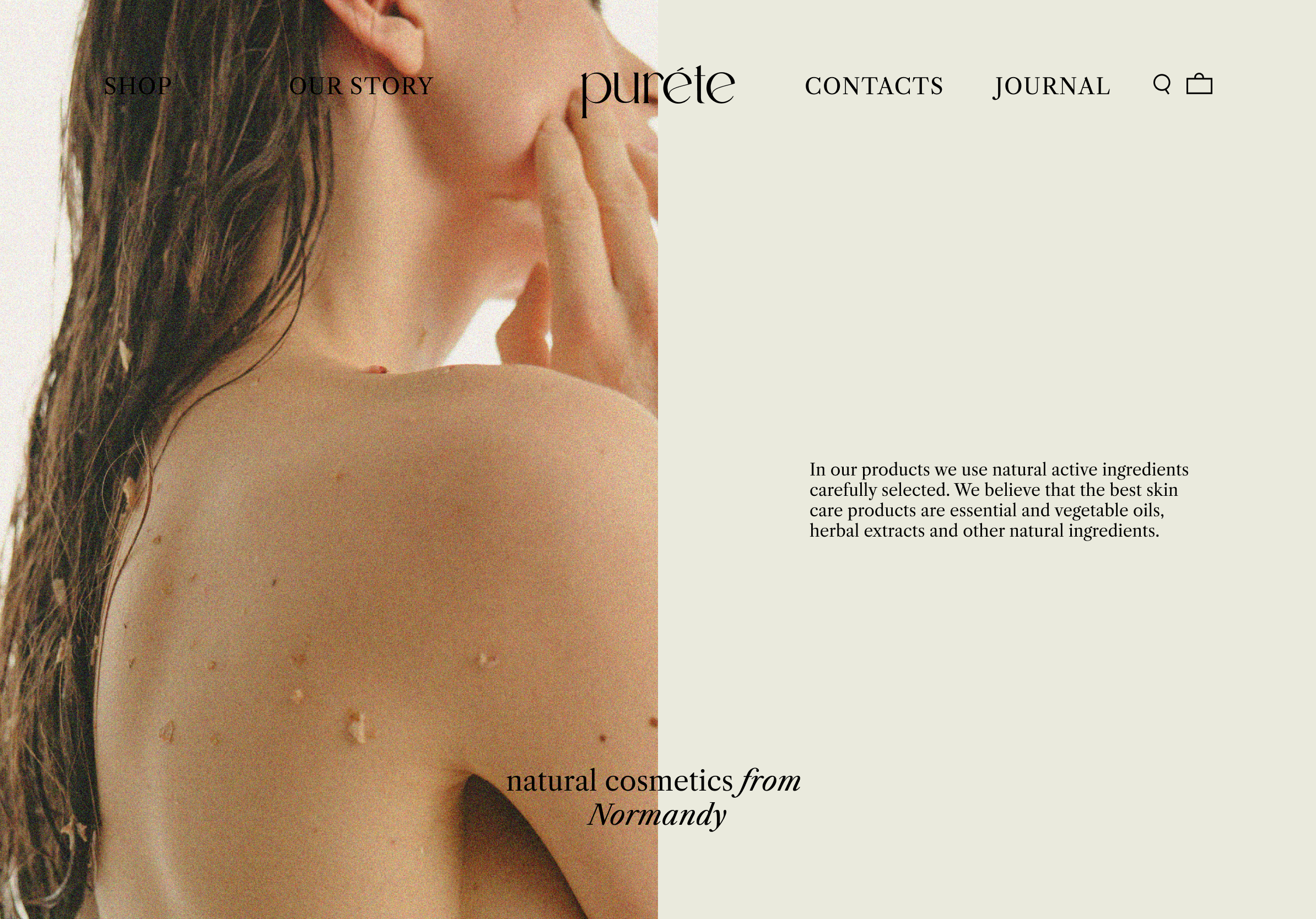 Brand identity | Purete | Natural cosmetics — Изображение №14 — Брендинг на Dprofile